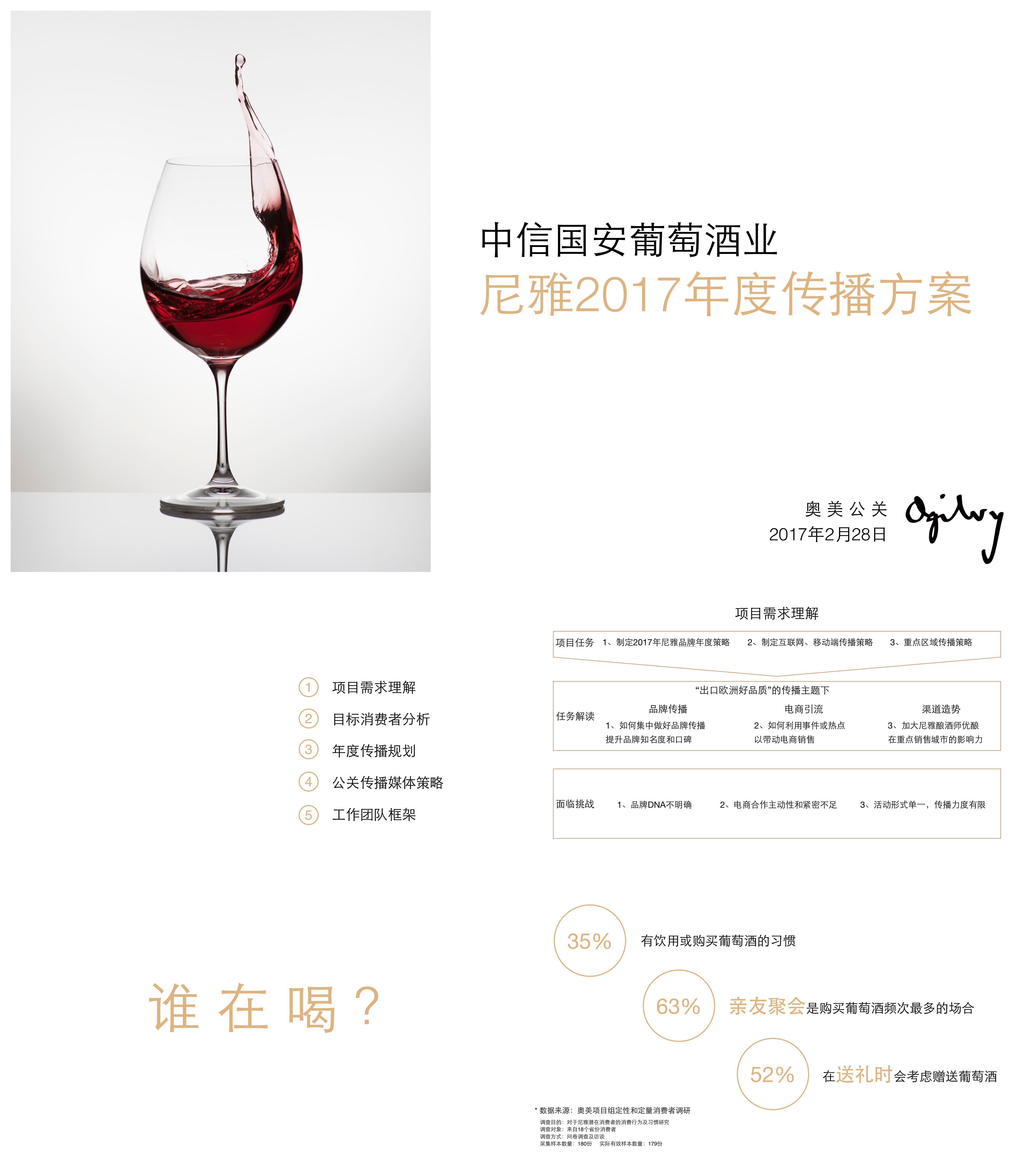 葡萄酒尼亚红酒品牌全年传播方案