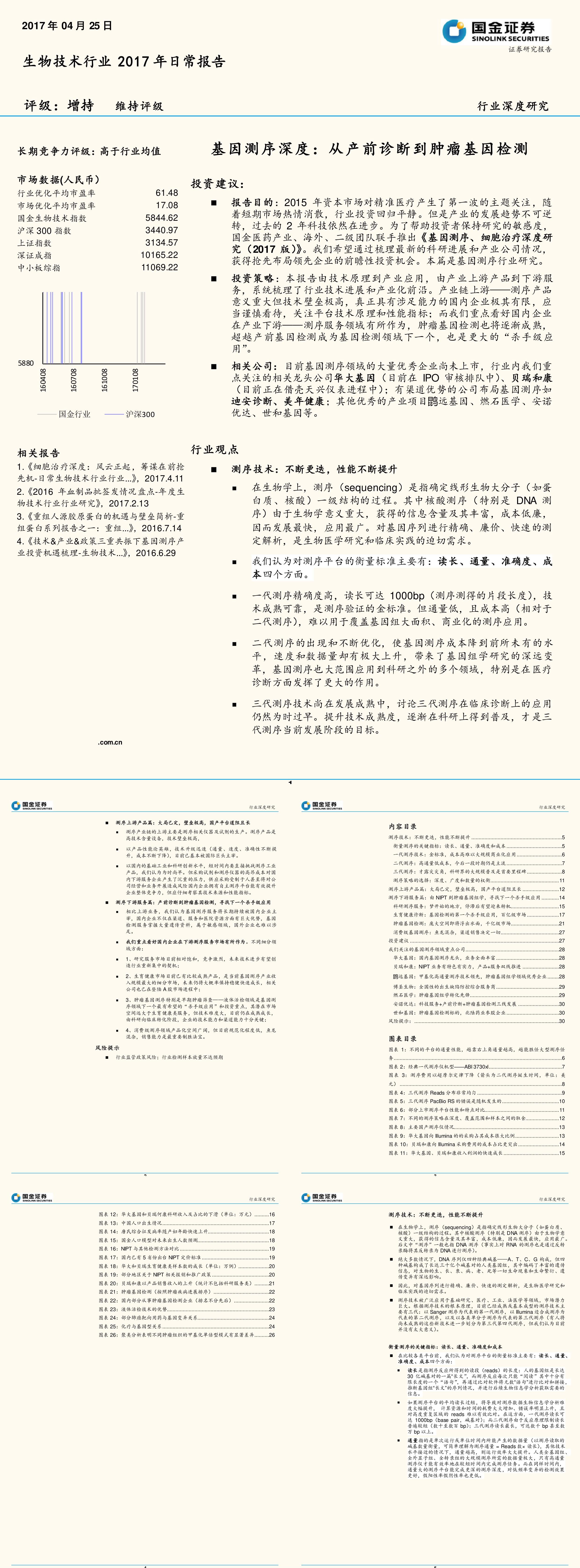 基因测序深度从产前诊断到肿瘤基因检测