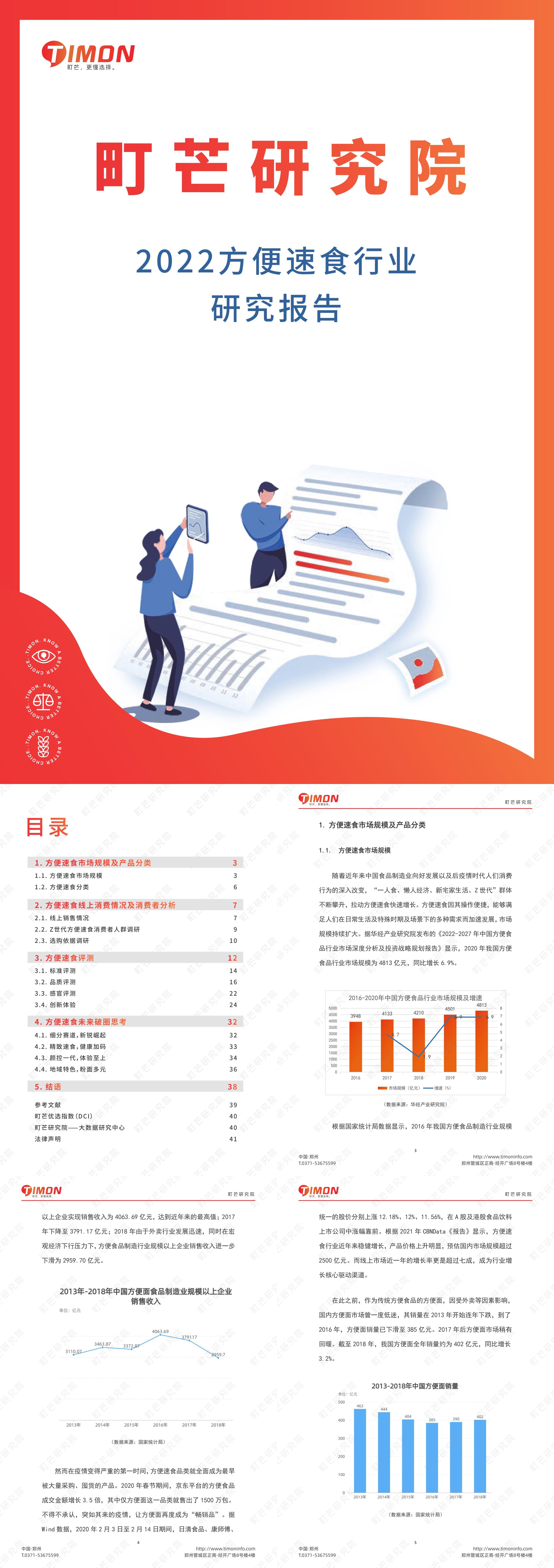 2022方便速食行业研究报告町芒研究院