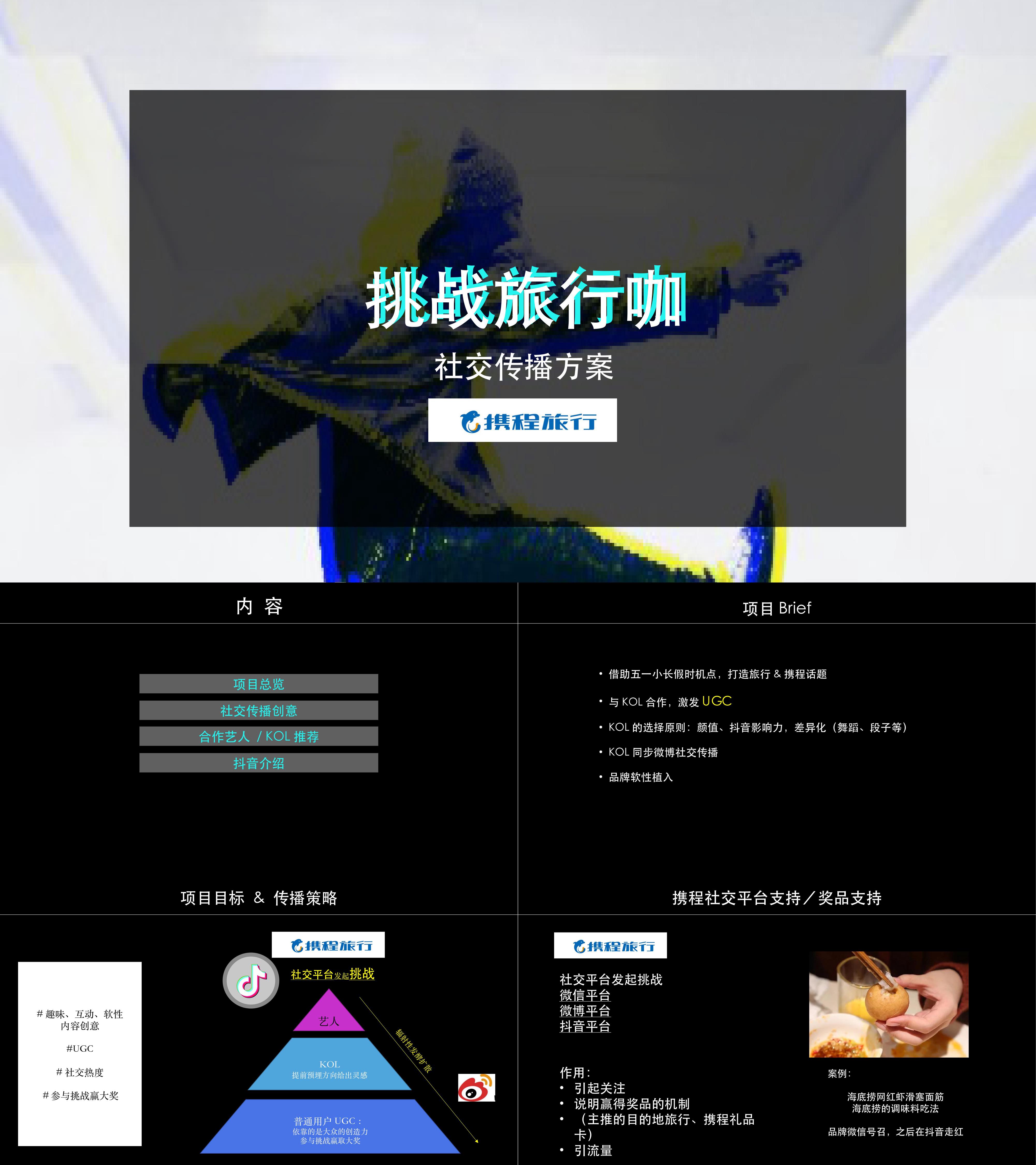 携程抖音社交传播方案