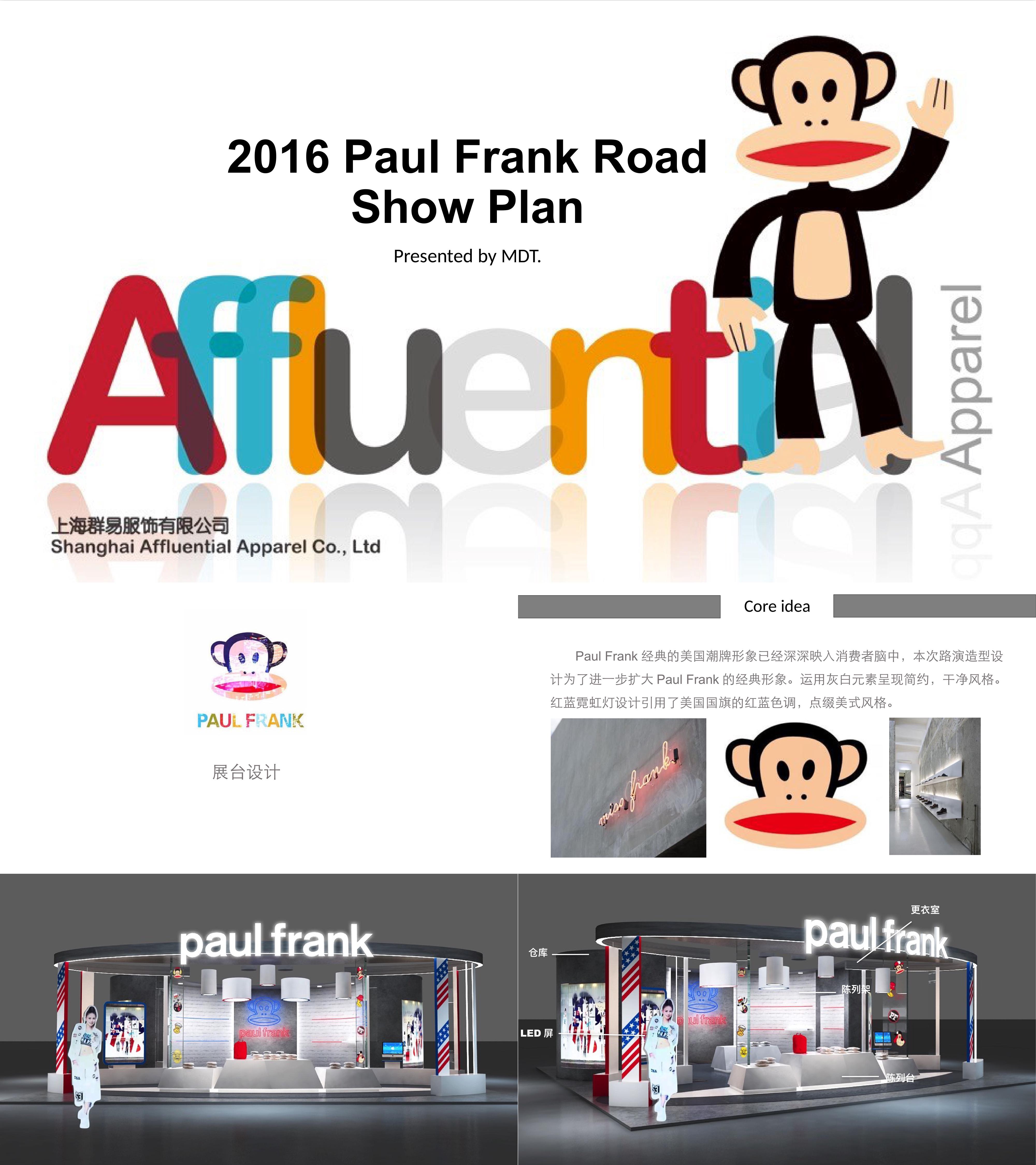 大嘴猴paul frank 路演方案