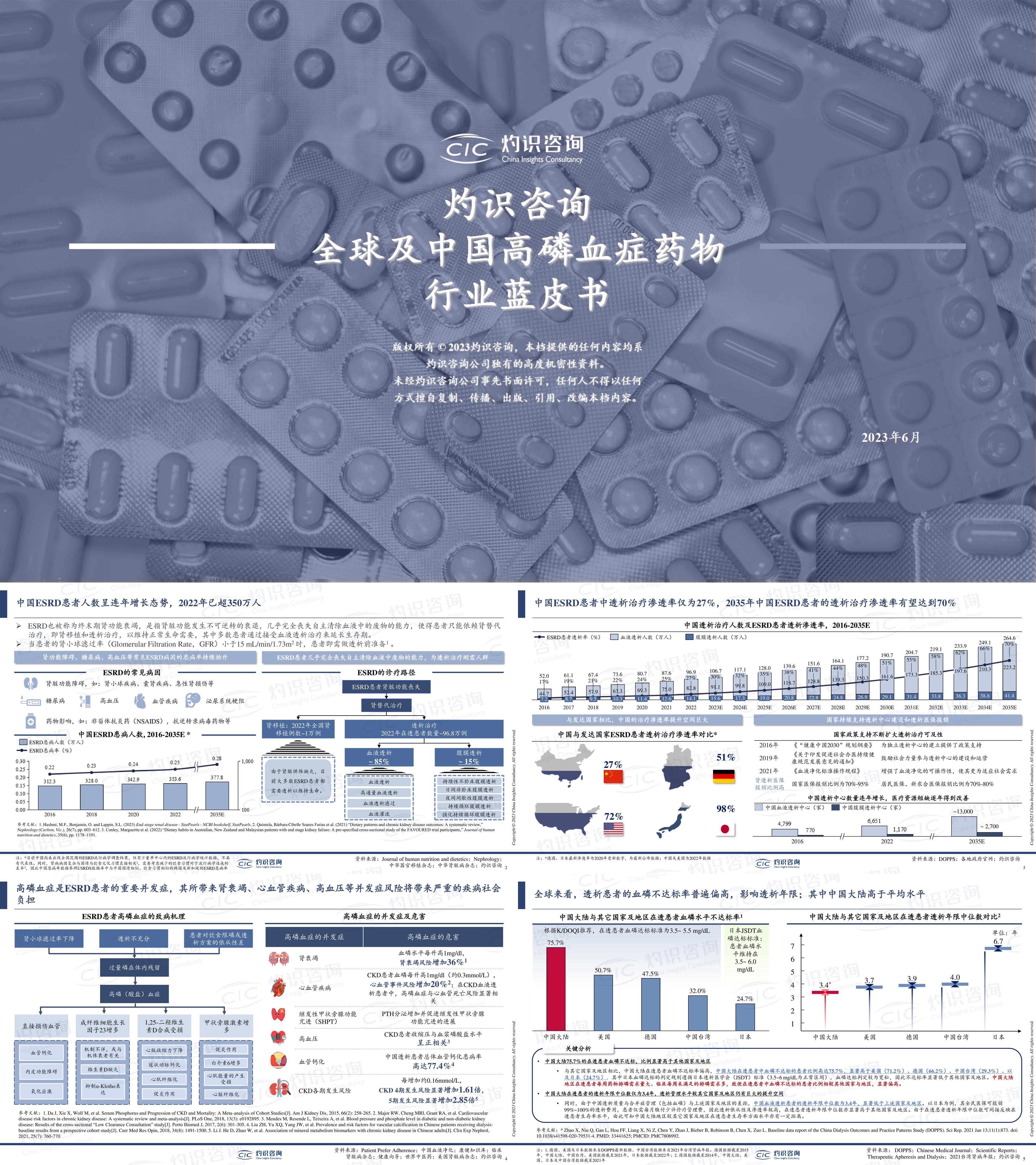 灼识咨询全球及中国高磷血症药物行业蓝皮书