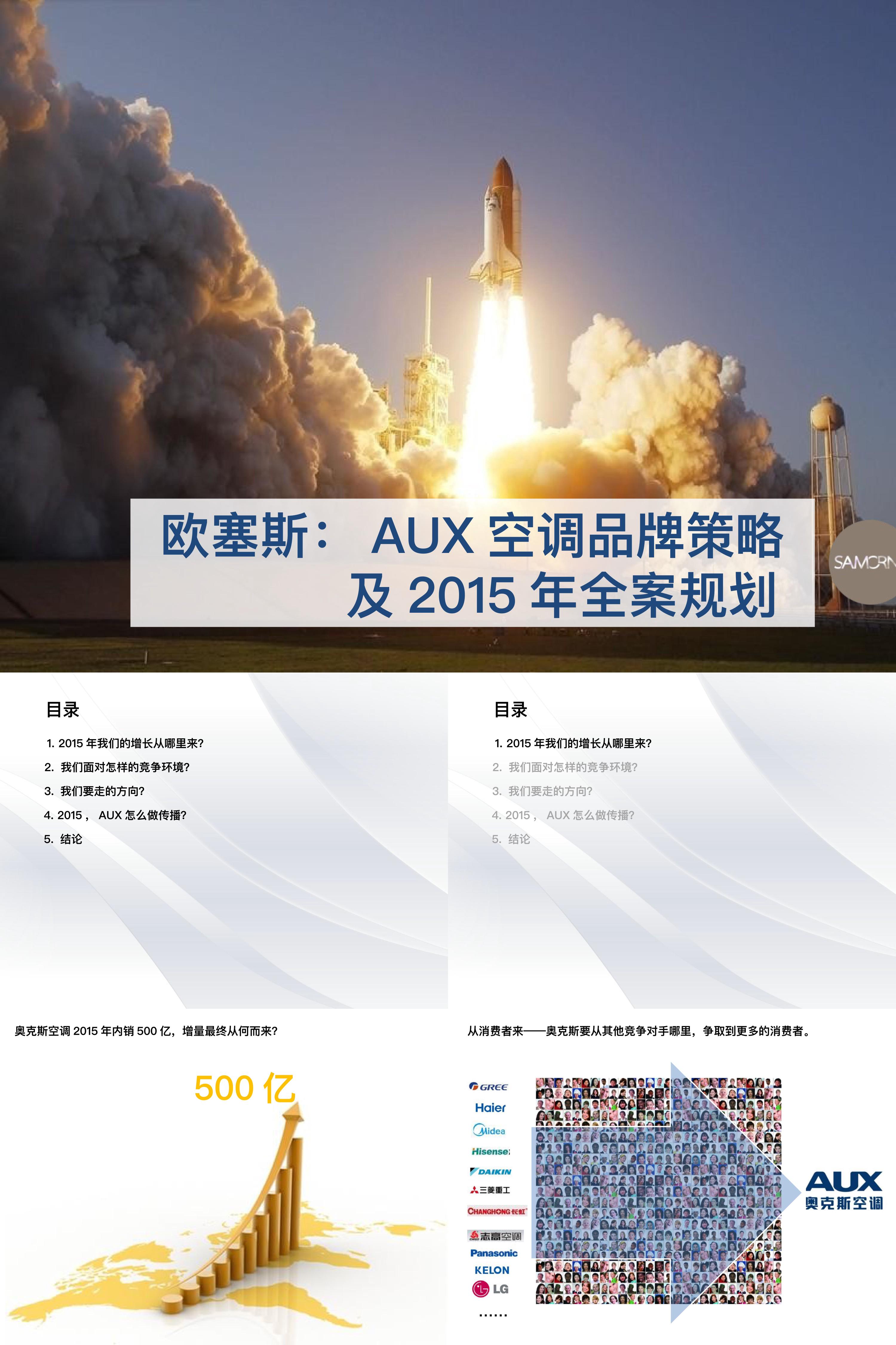 AUX空调品牌策略方案