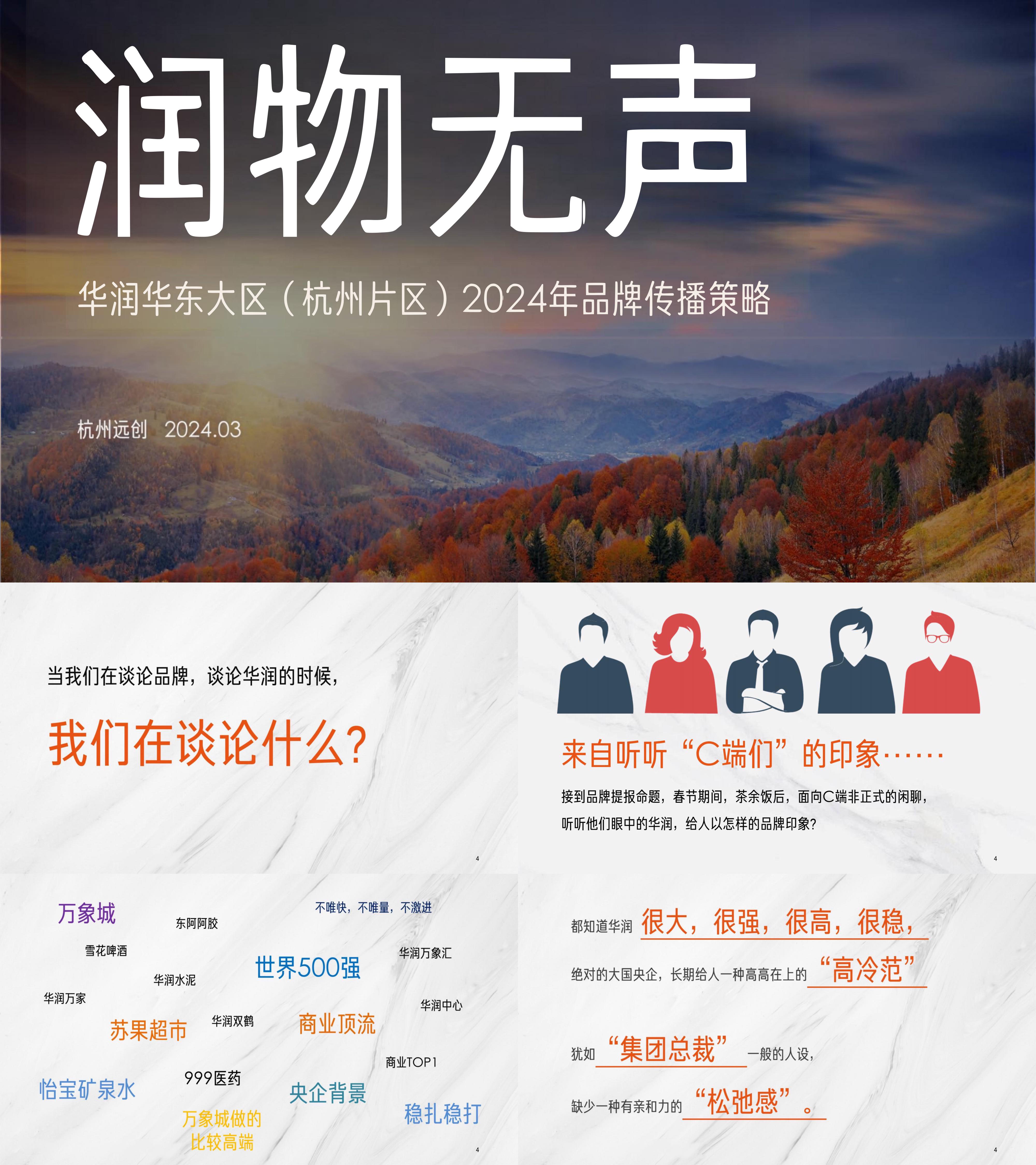 华润集团杭州片区年度品牌传播策略案