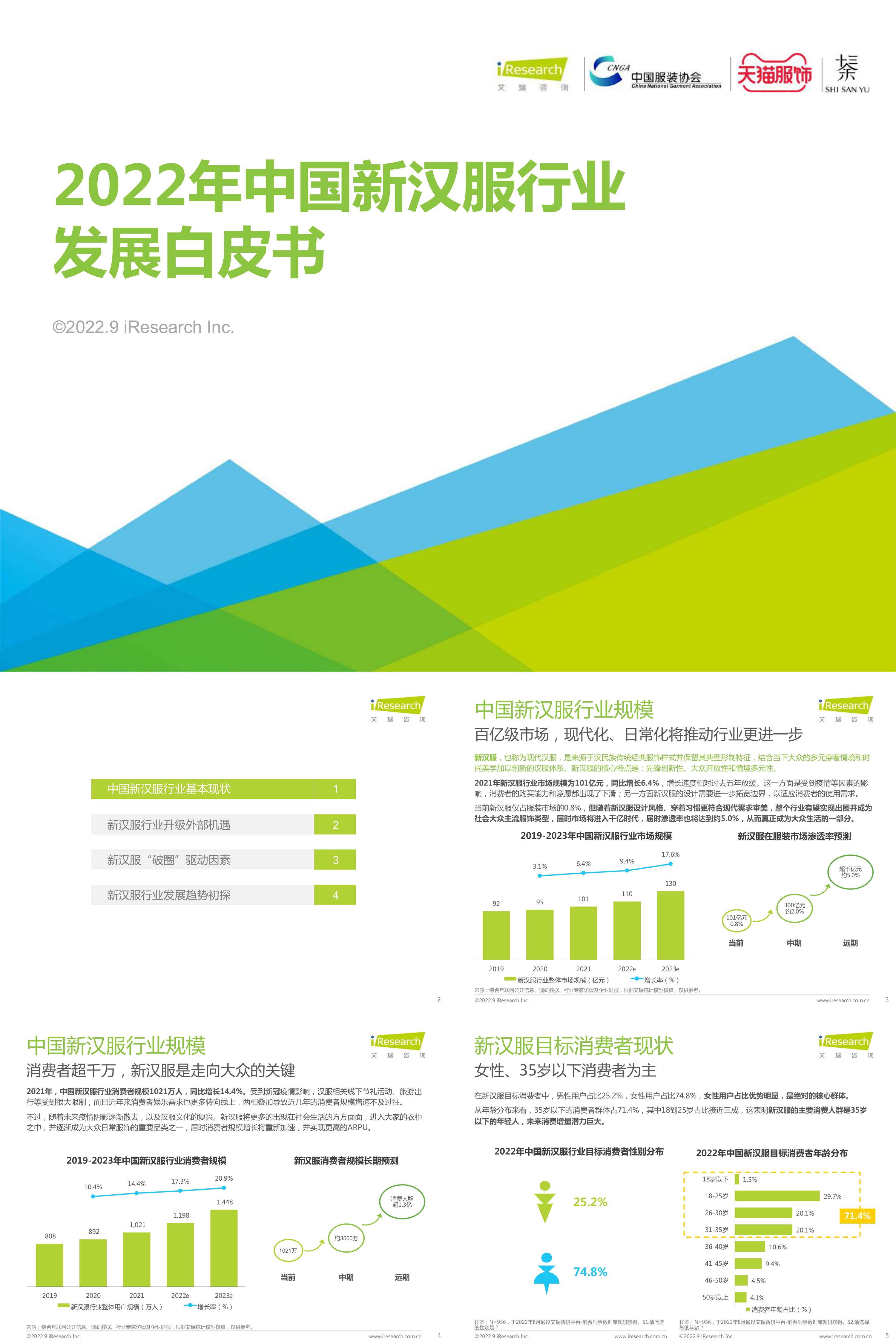 艾瑞咨询2022年中国新汉服行业发展白皮书报告