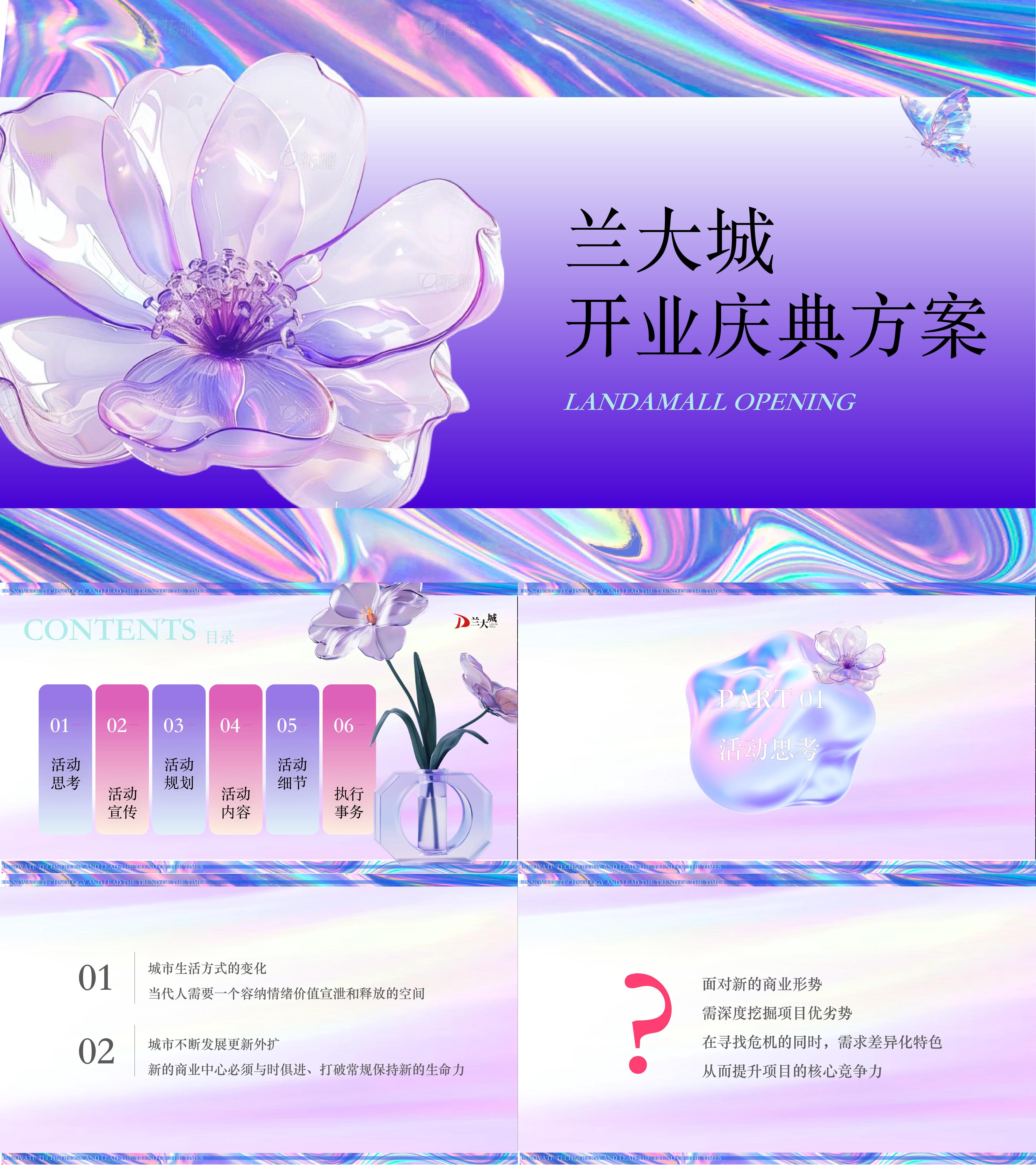 兰大城商圈商业广场潮流开业庆典周年庆活动策划方案