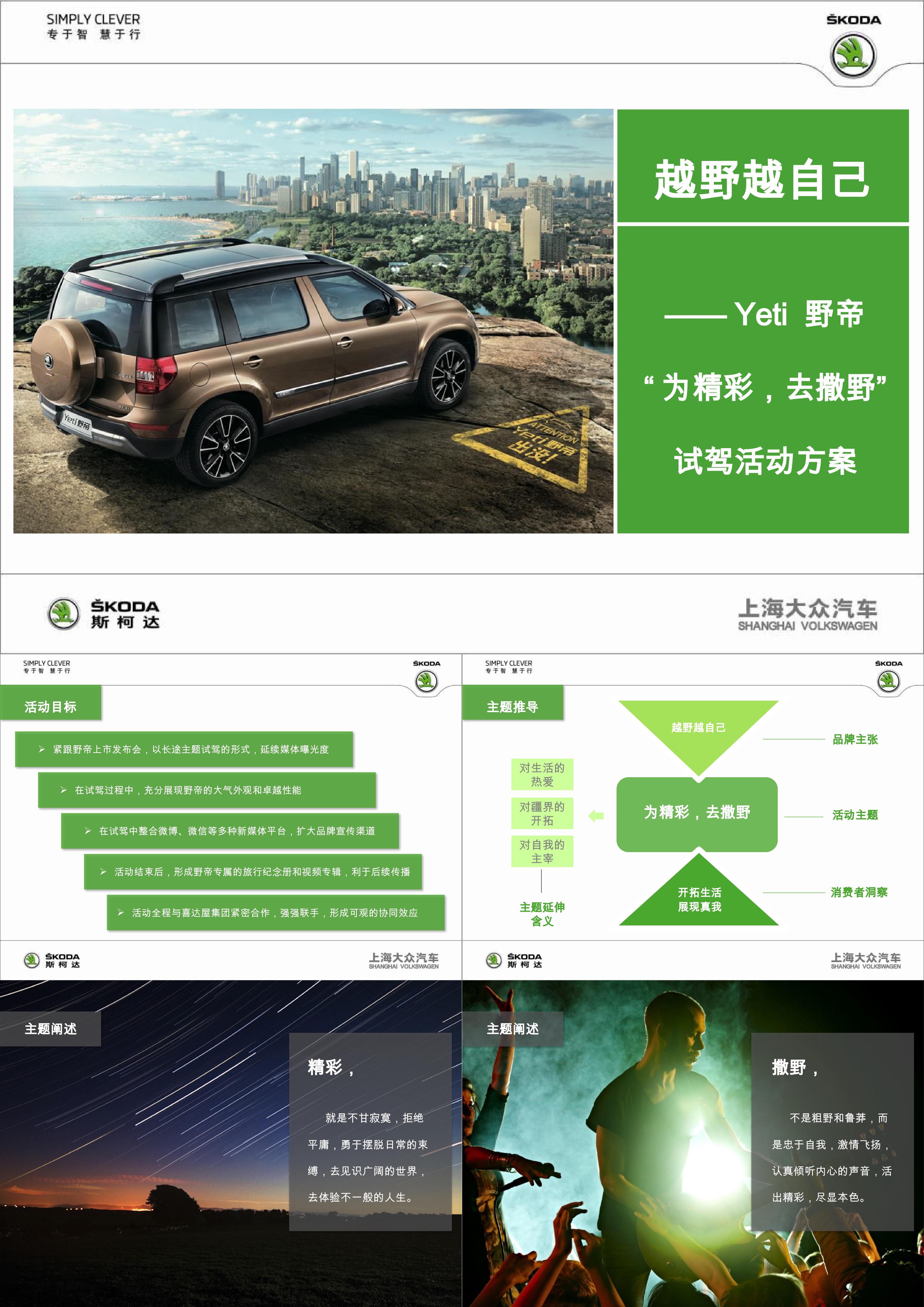 斯柯达野帝试驾活动方案