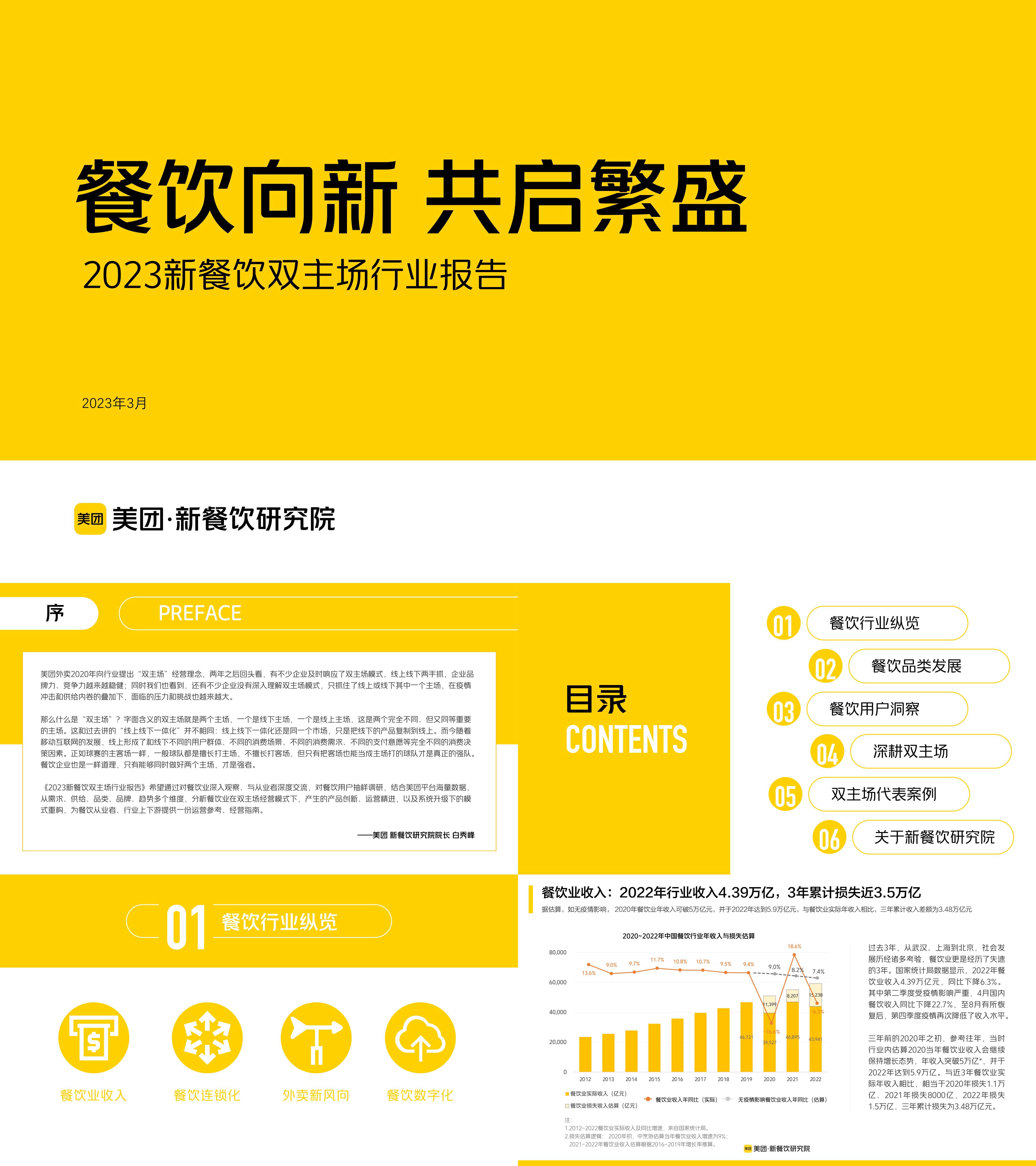 餐饮向新共启繁盛新餐饮双主场行业报告2023