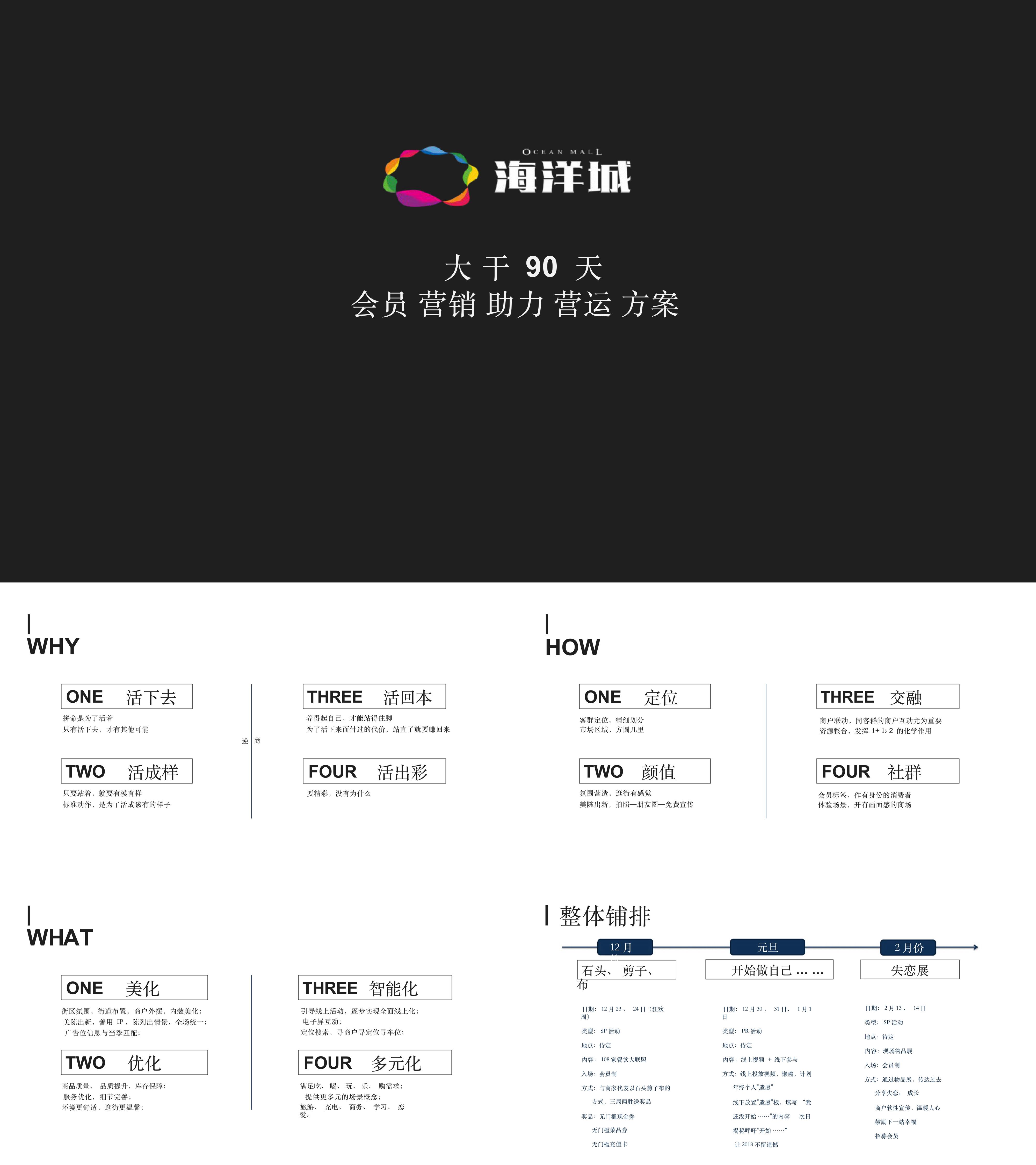 益阳海洋城购物中心大干90天方案会员营销助力营运方案