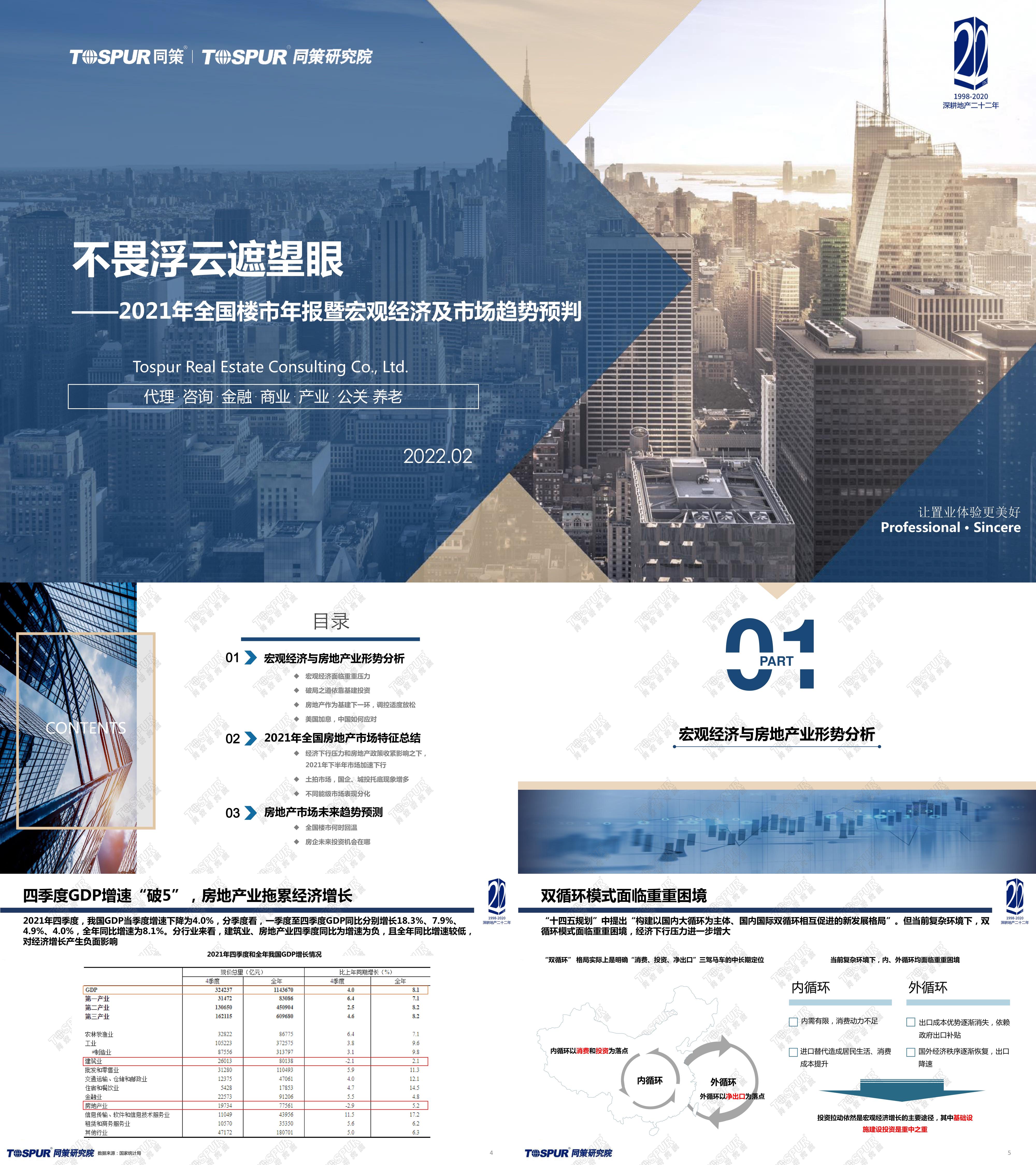 全国楼市2022趋势预判同策研究院报告