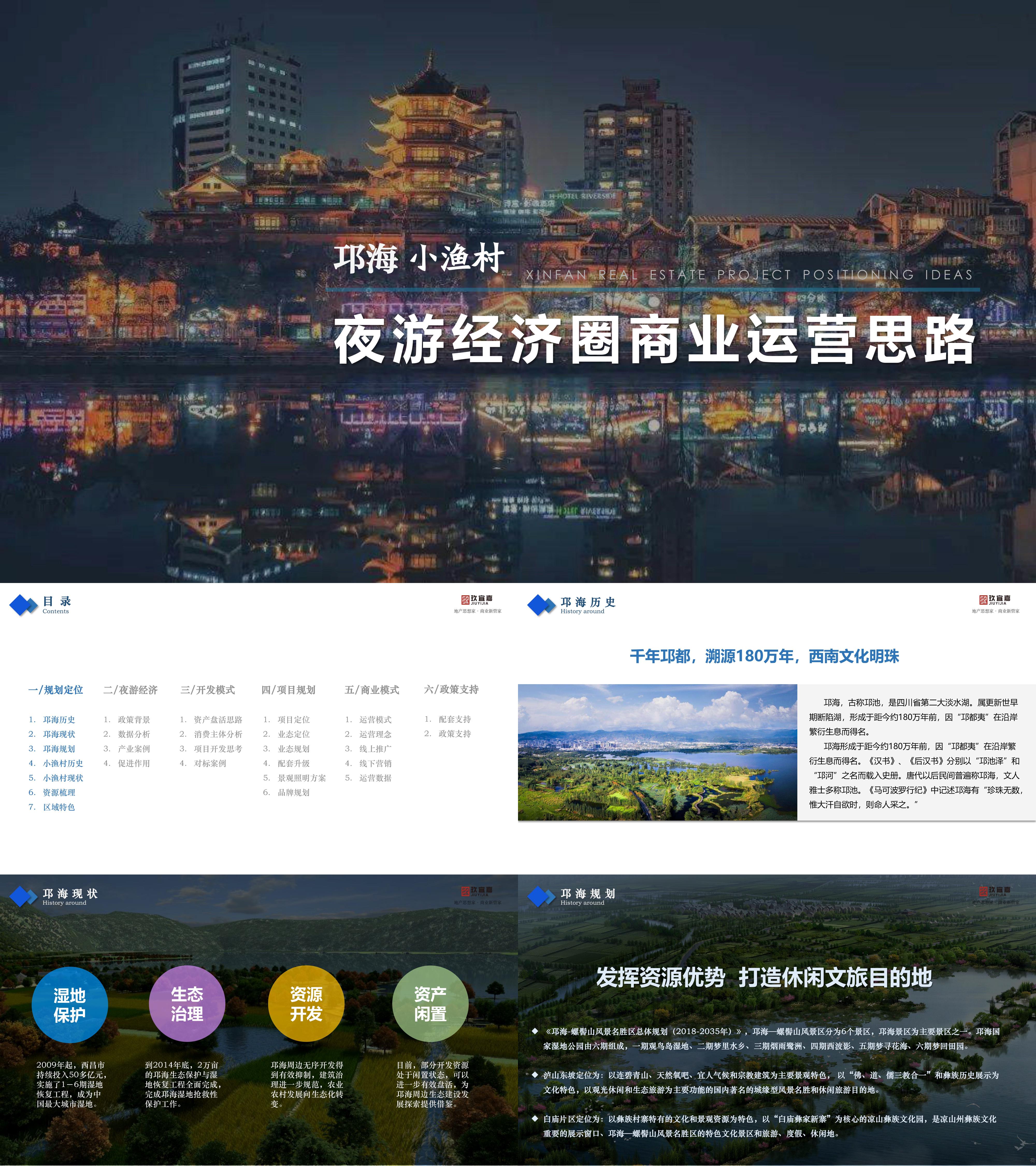 凉山州西昌市邛海小渔村景区夜游经济圈商业定位及招商方案