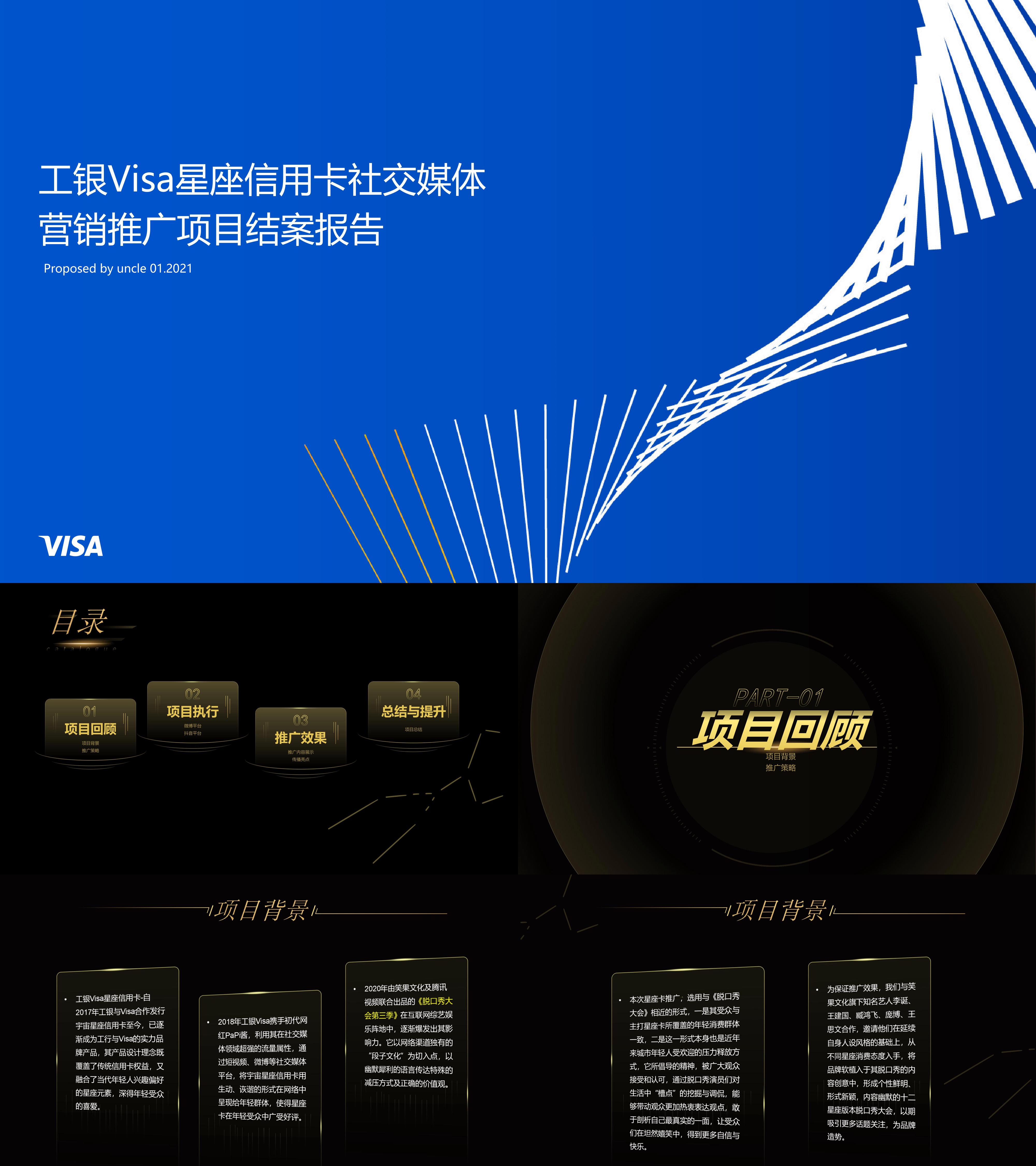 结案报告中国工商银行Visa星座信用卡社会化营销案例