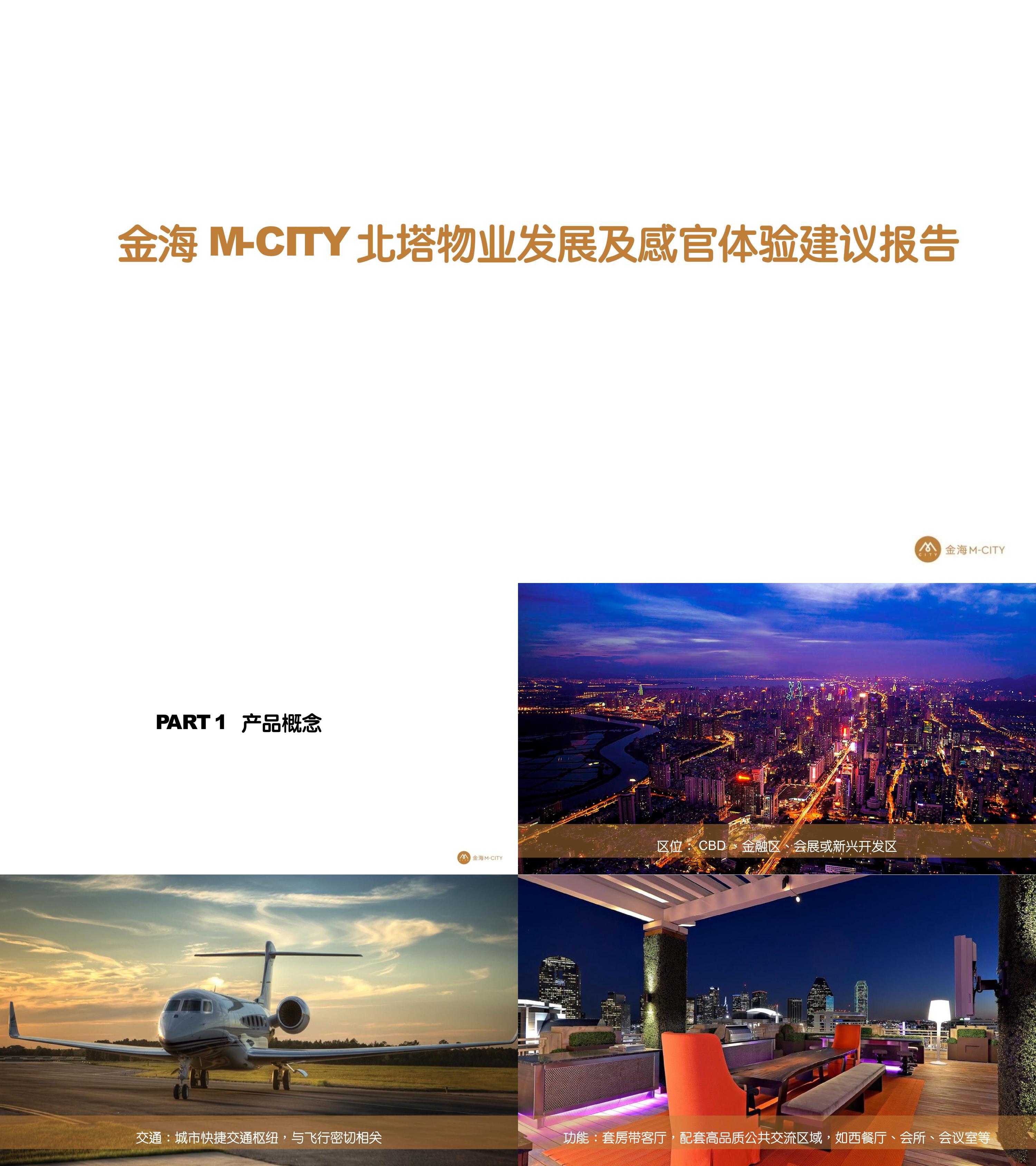 广东佛山金海MCITY行政公寓物业发展建议报告