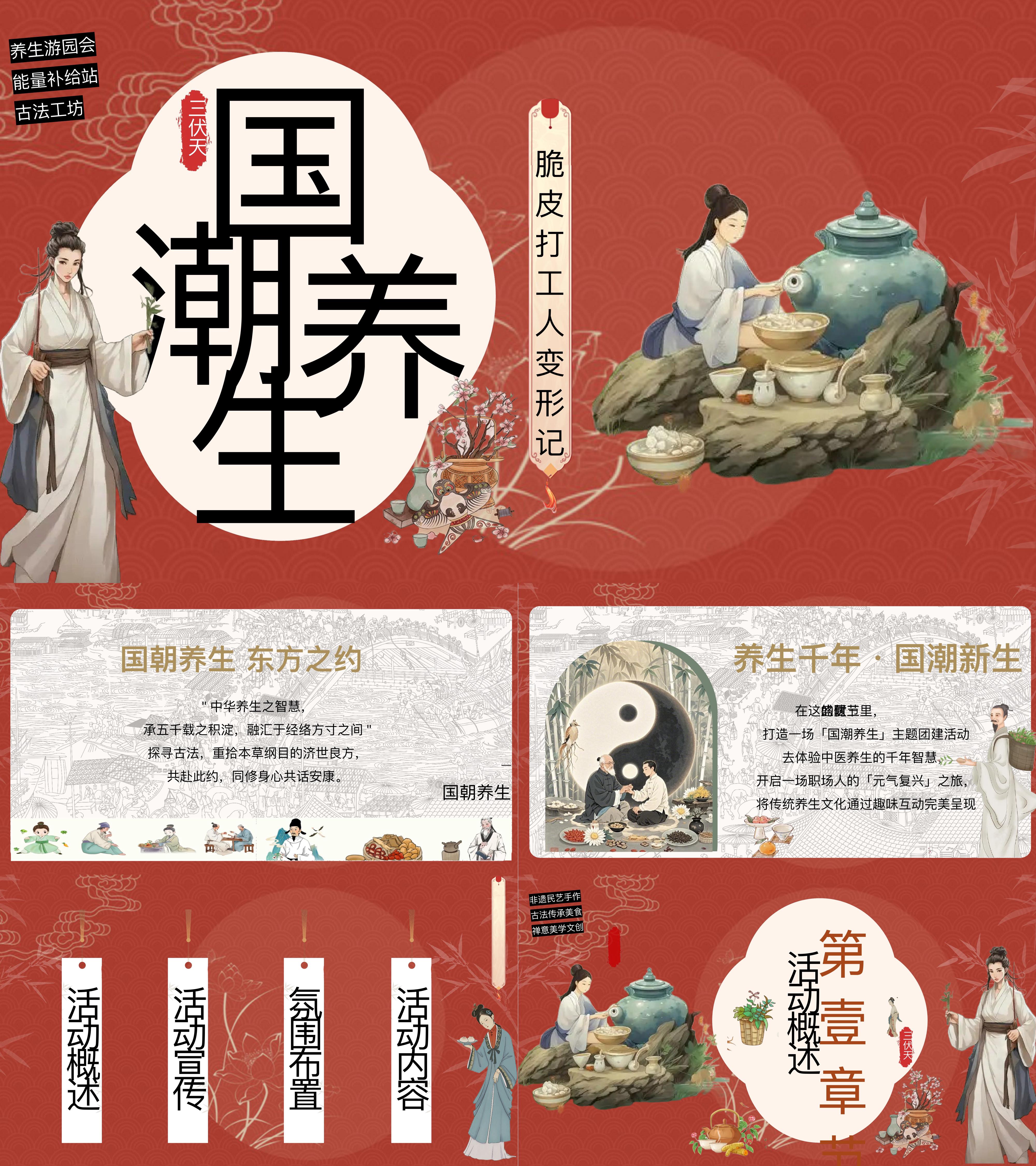 2025夏季中医养生游园会健康市集活动方案