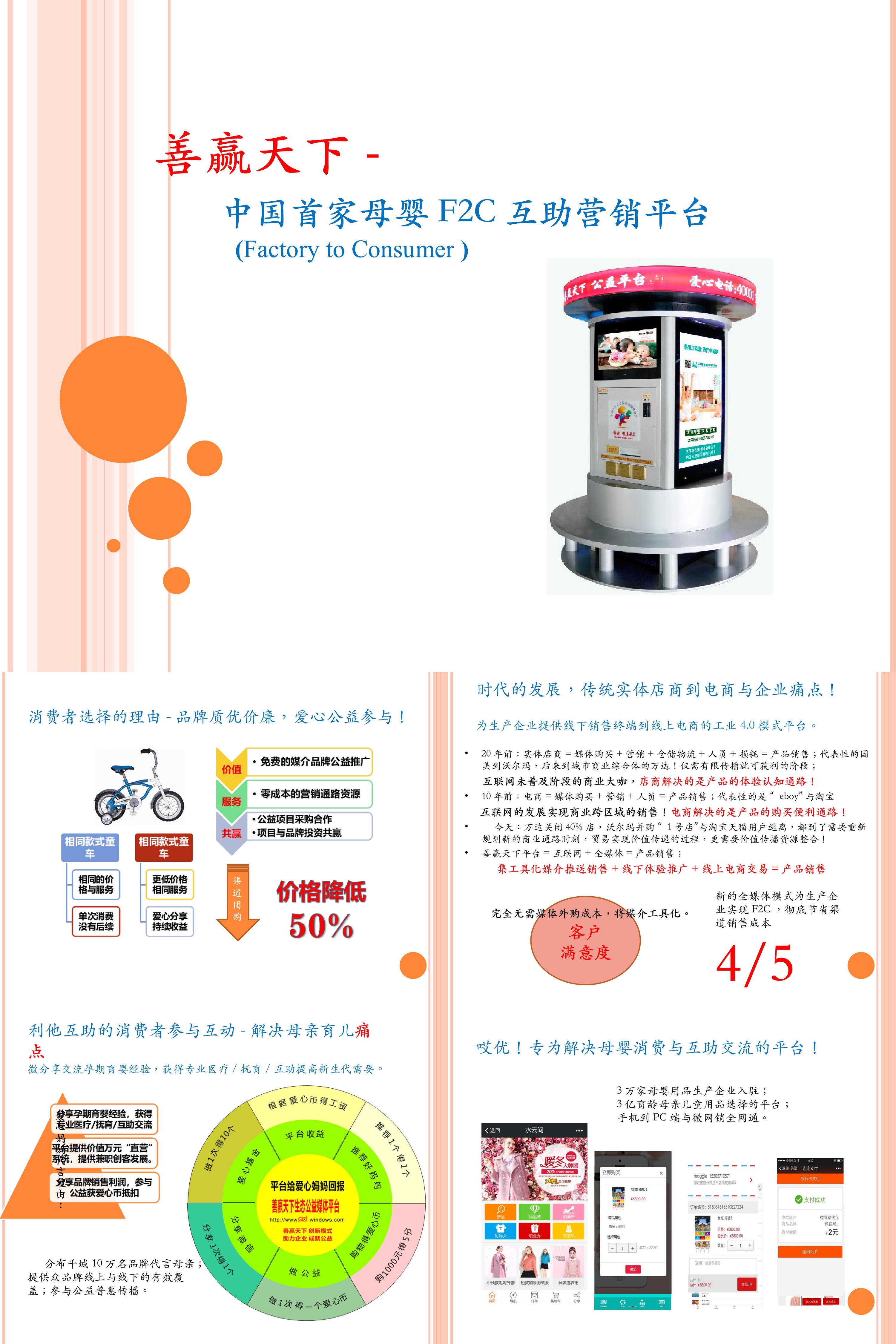 善赢天下中国首家母婴F2C互助营销平台商业计划书