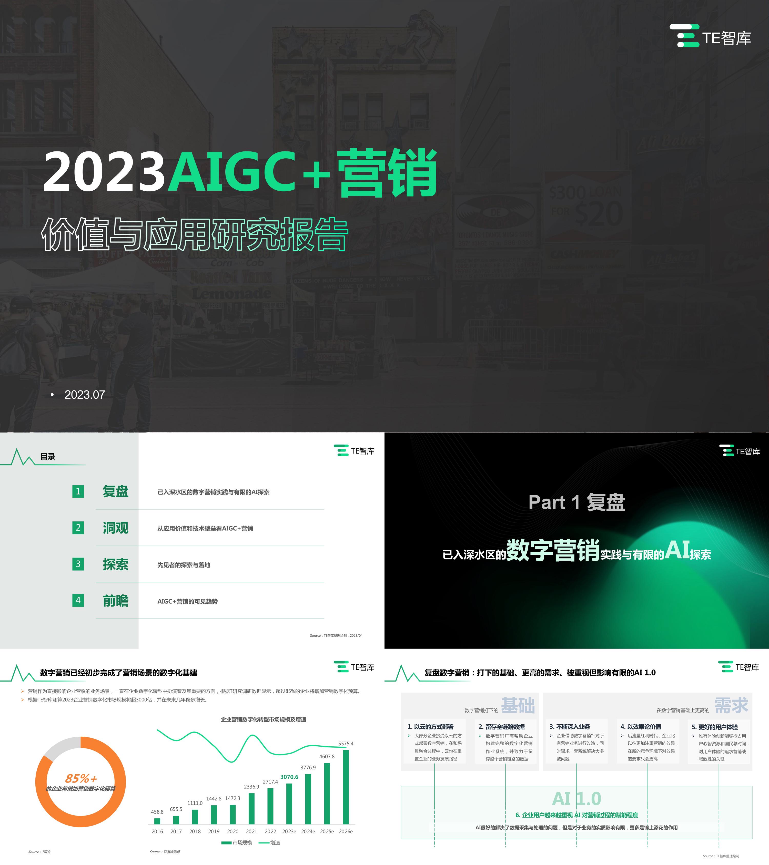 2023AIGC营销价值与应用研究报告