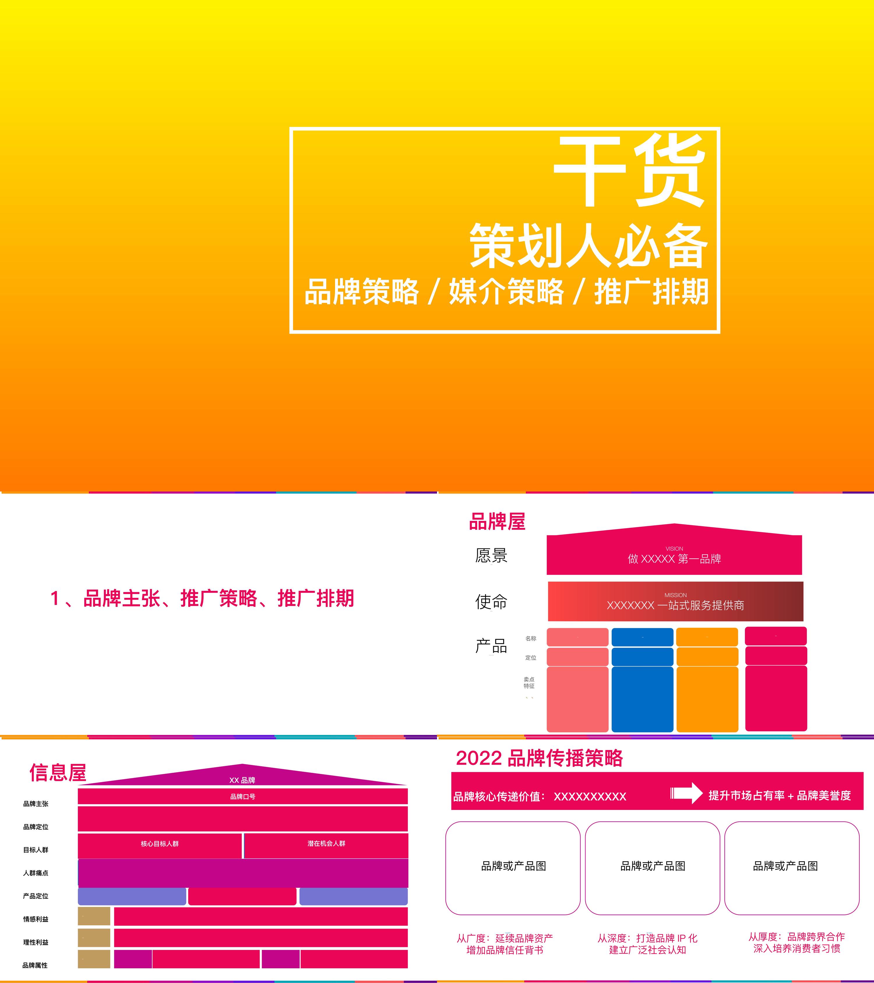 品牌策略媒介策略推广排期