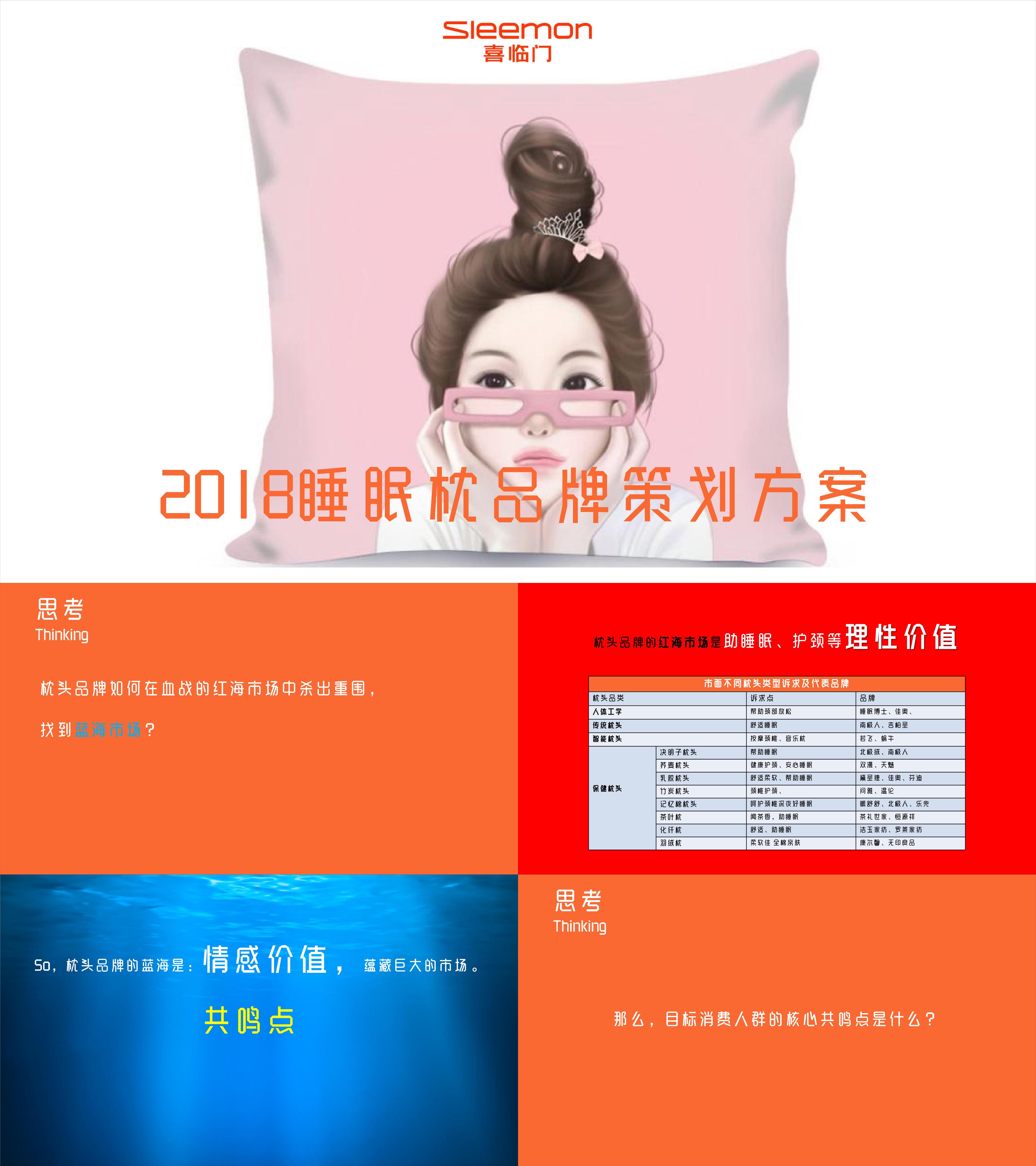 2018喜临门睡眠枕品牌策划方案