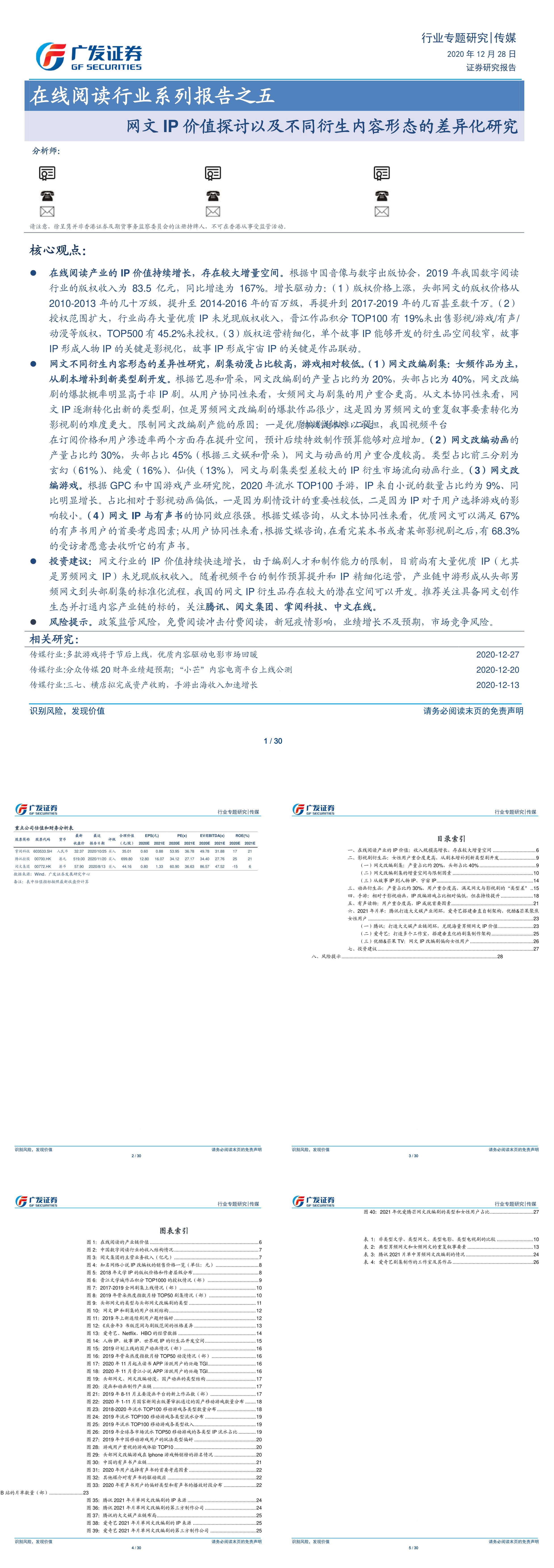 在线阅读行业系列报告之五网文IP价值探讨以及不同衍生内容形态