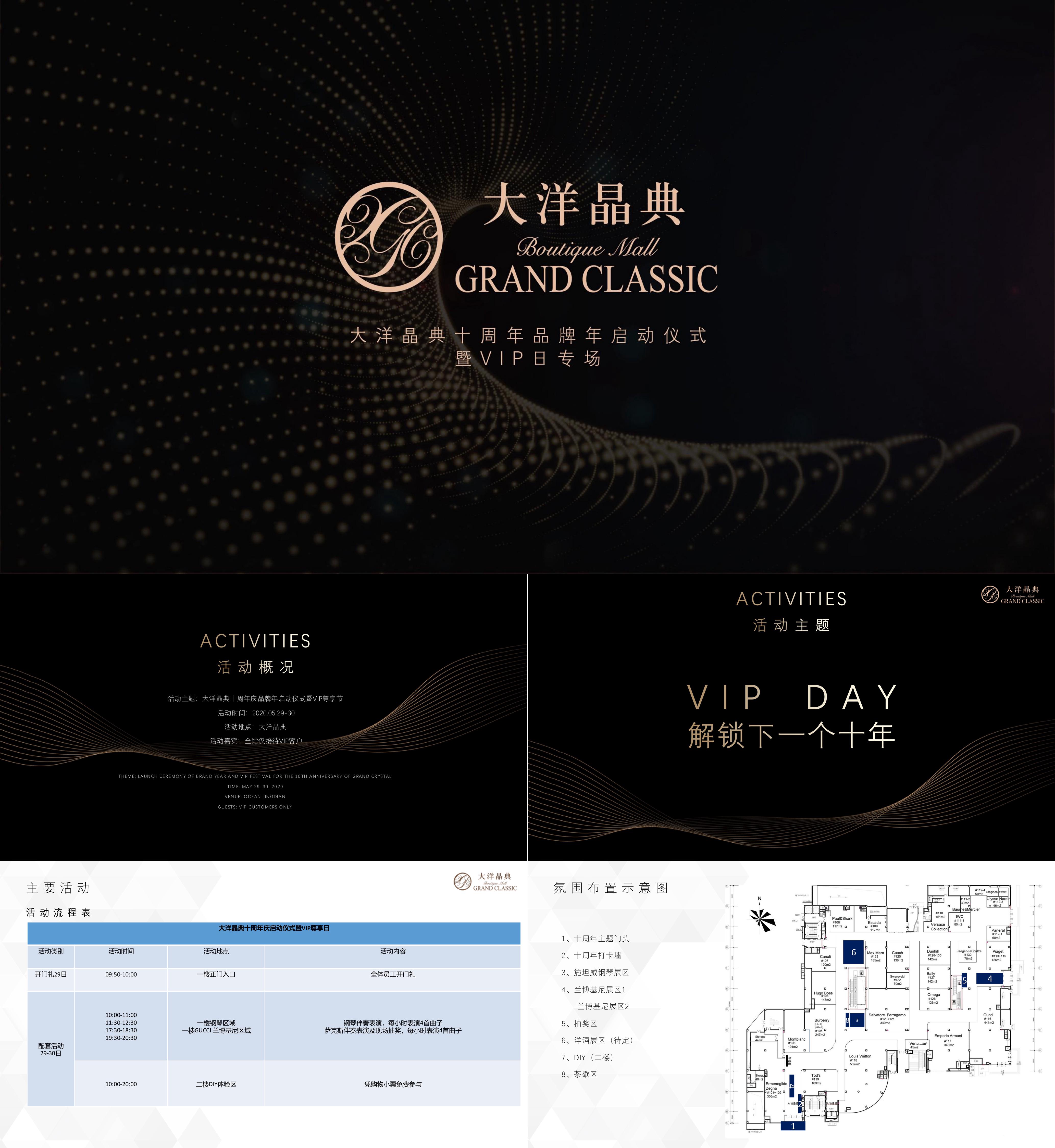 黑金高端十周年庆典VIP客户圈层专享活动方案