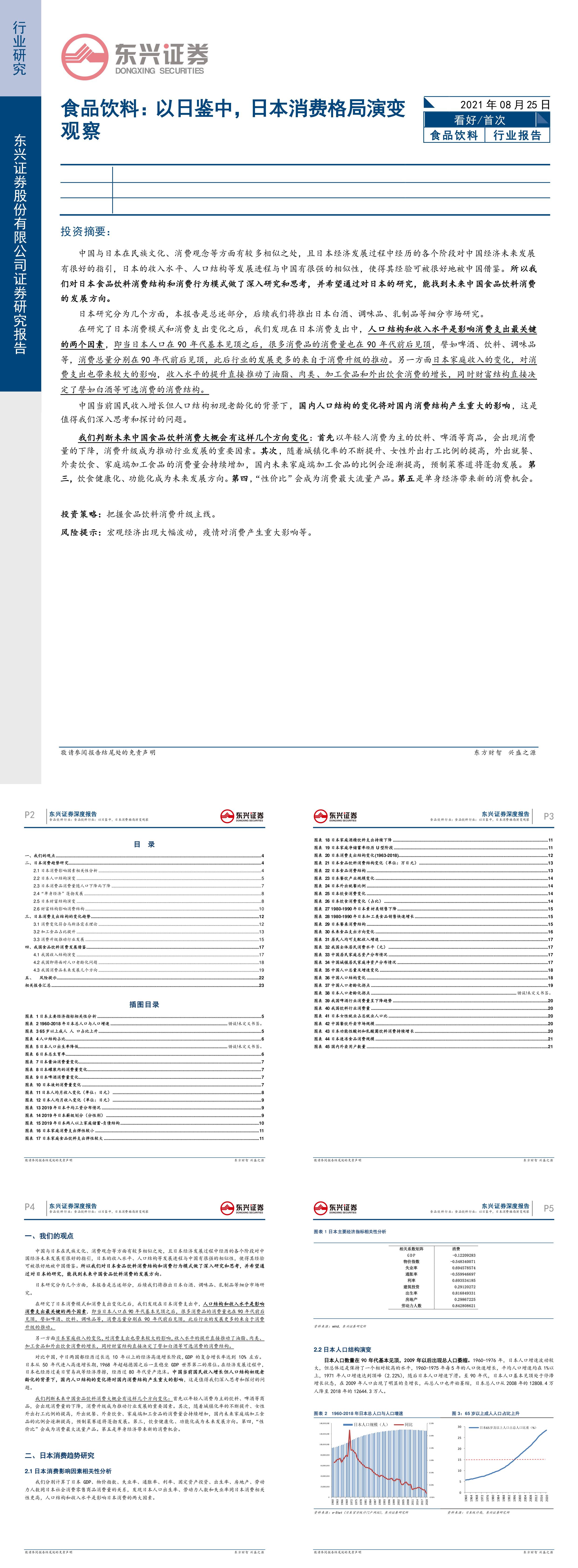 食品饮料行业以日鉴中日本消费格局演变观察