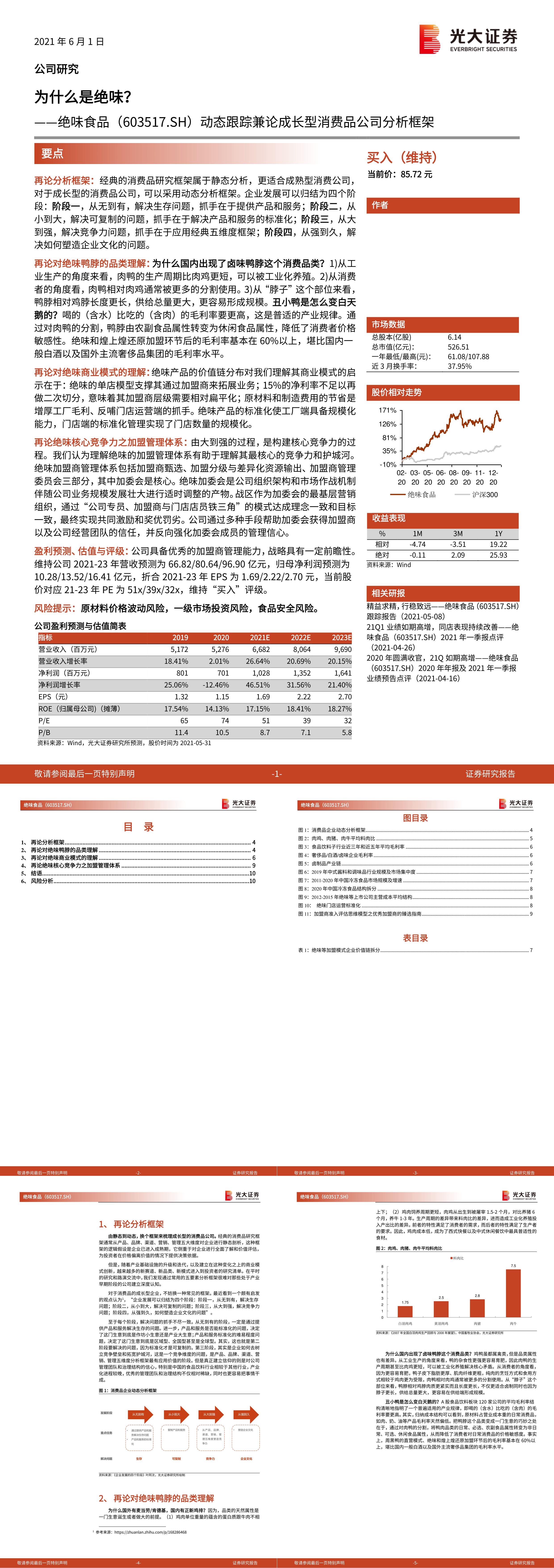 绝味食品动态跟踪兼论成长型消费品公司分析框架为什么是绝味