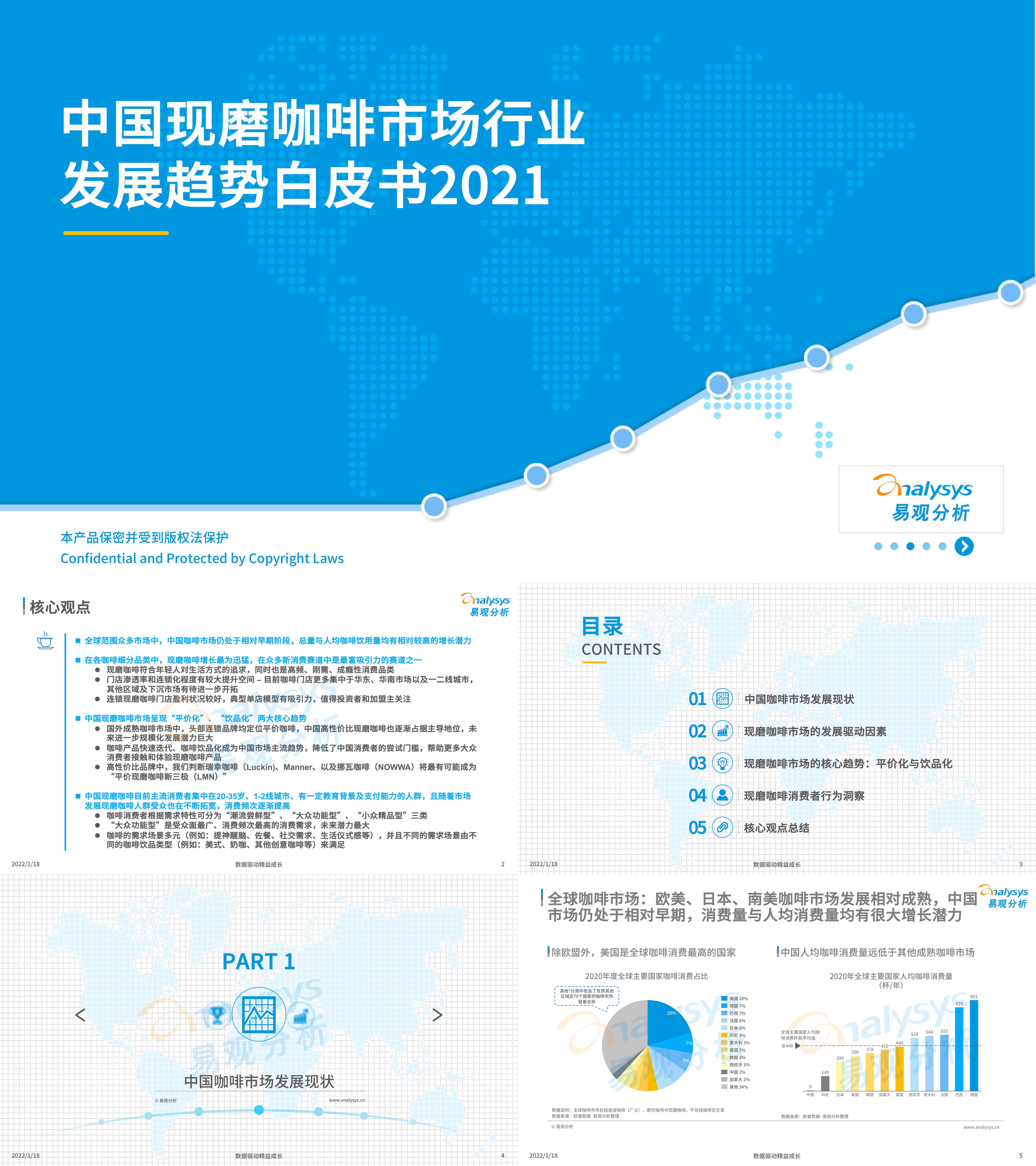 2021年中国现磨咖啡市场行业发展趋势白皮书易观报告