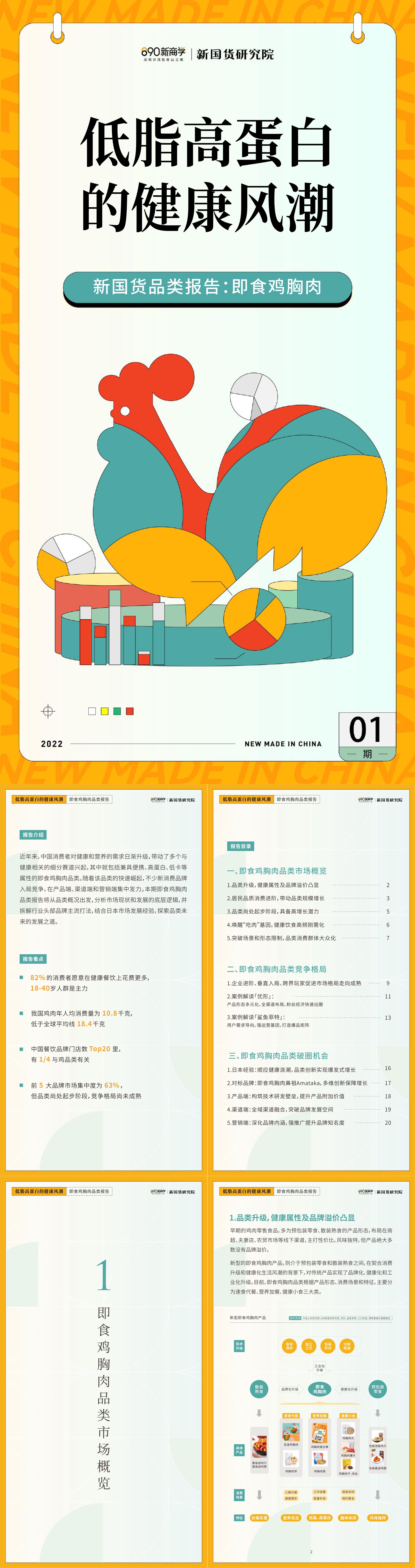 低脂高蛋白的健康风潮即食鸡胸肉品类报告新国货研究院