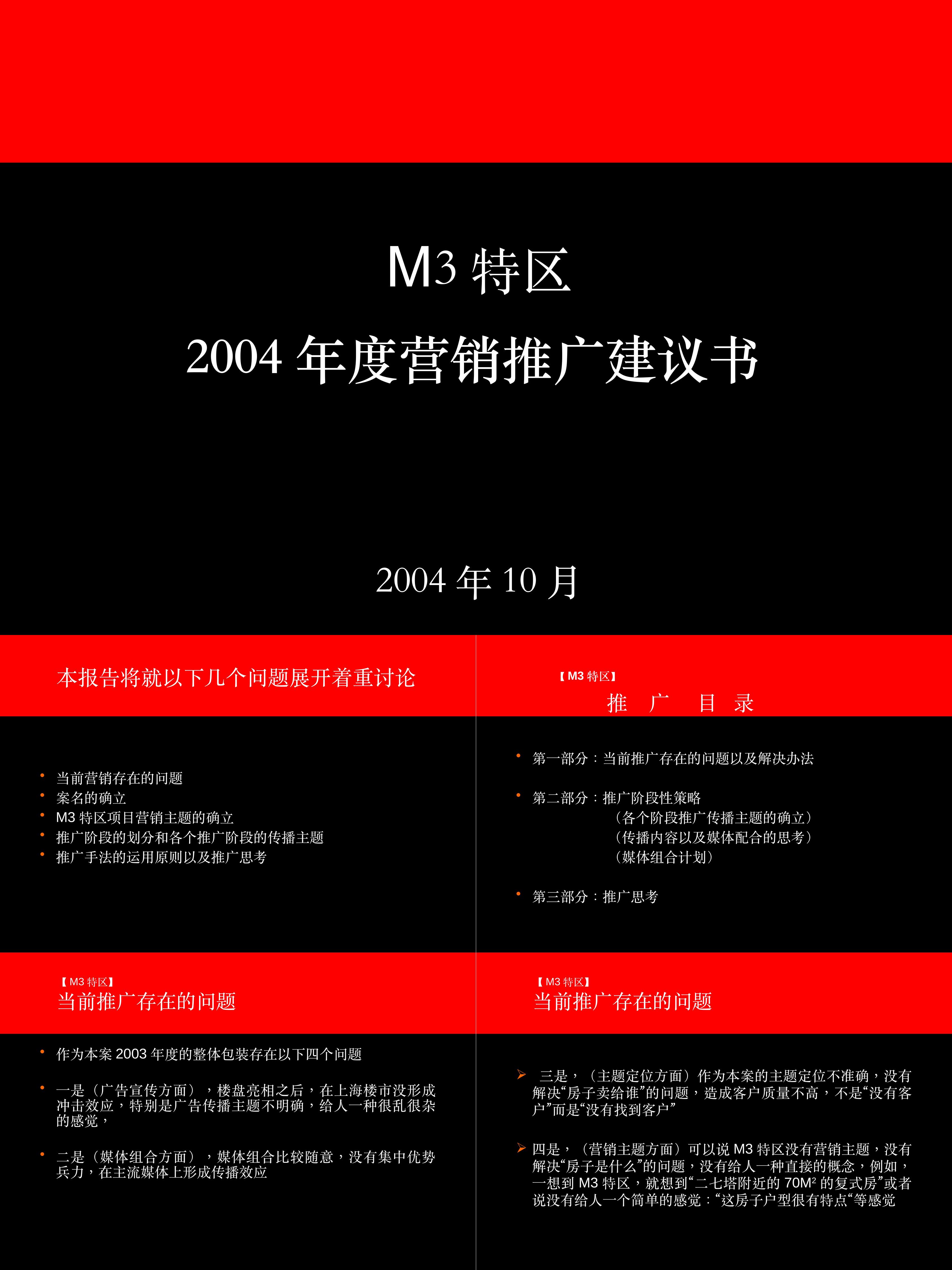 M3特区年度营销推广建议书