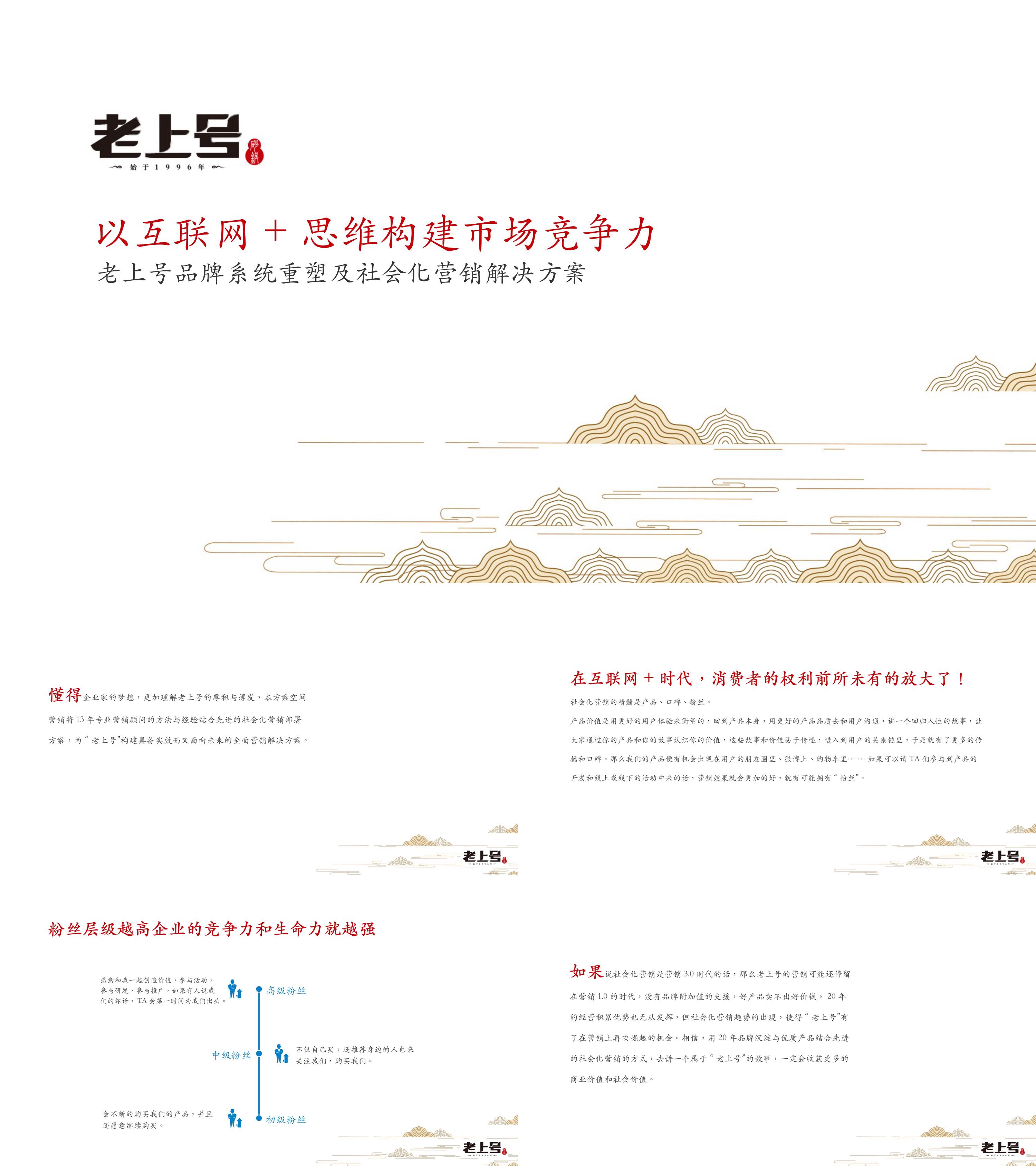 老上号品牌重建及社会化营销方案