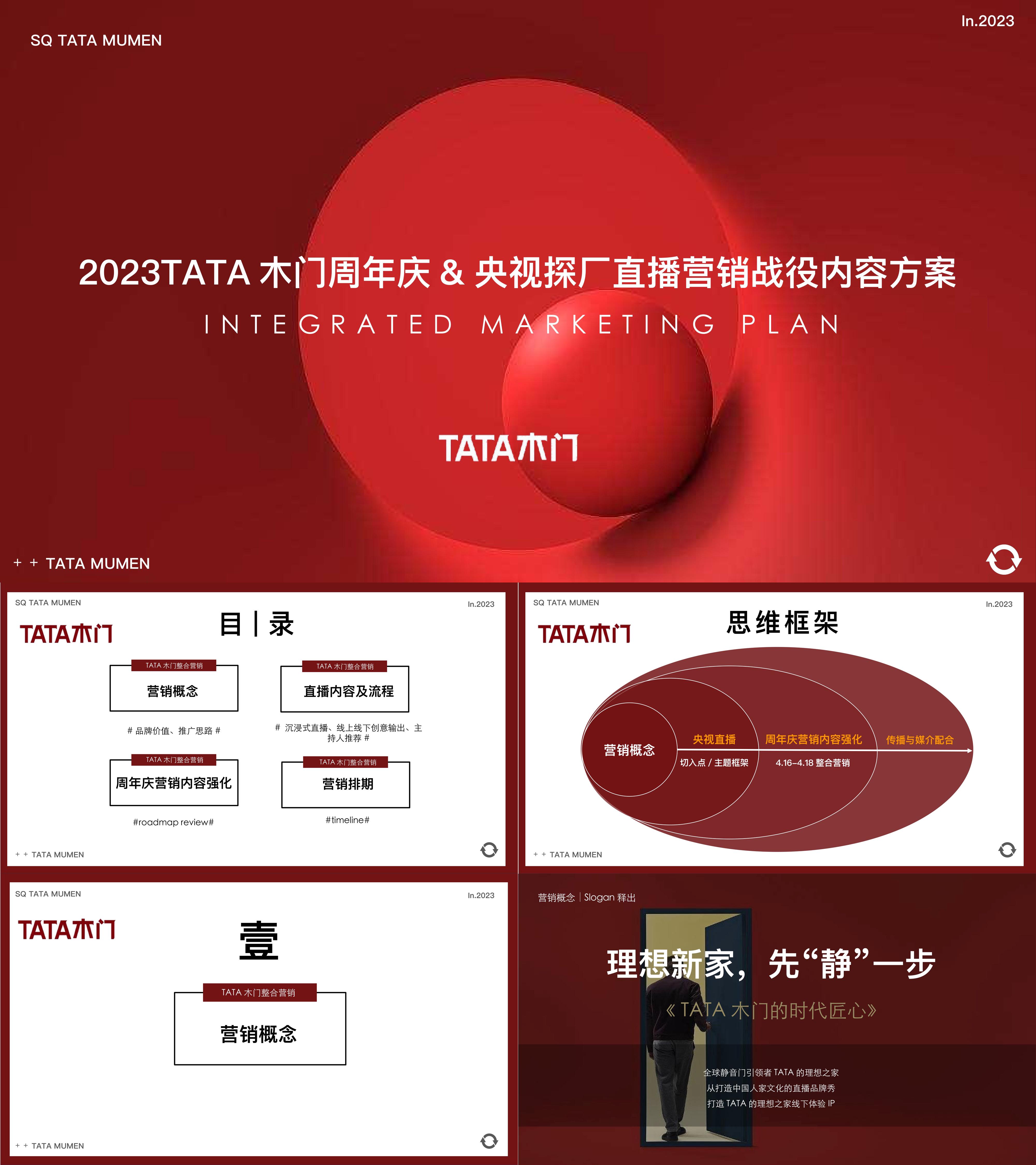 2023TATA木门品牌周年庆营销活动方案