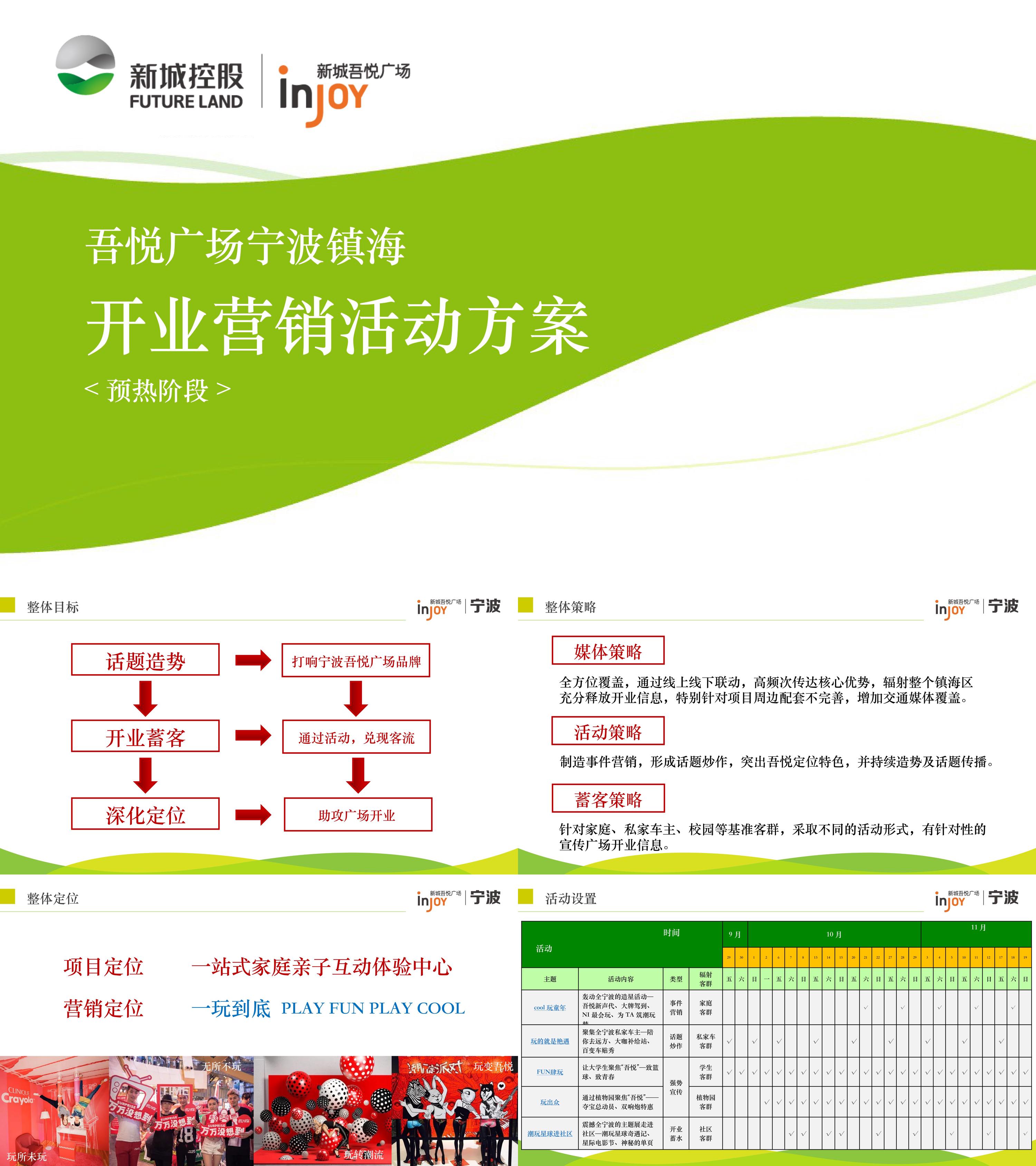 宁波吾悦广场开业预热阶段方案