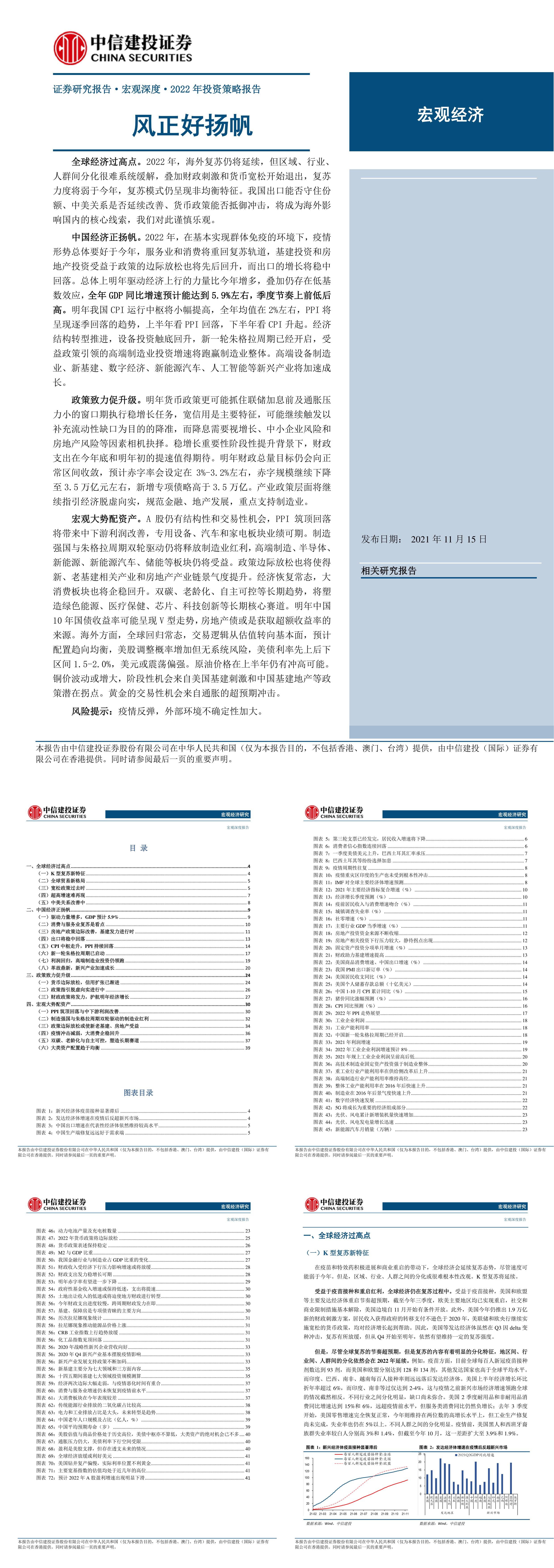 宏观深度投资策略报告风正好扬帆中信建投