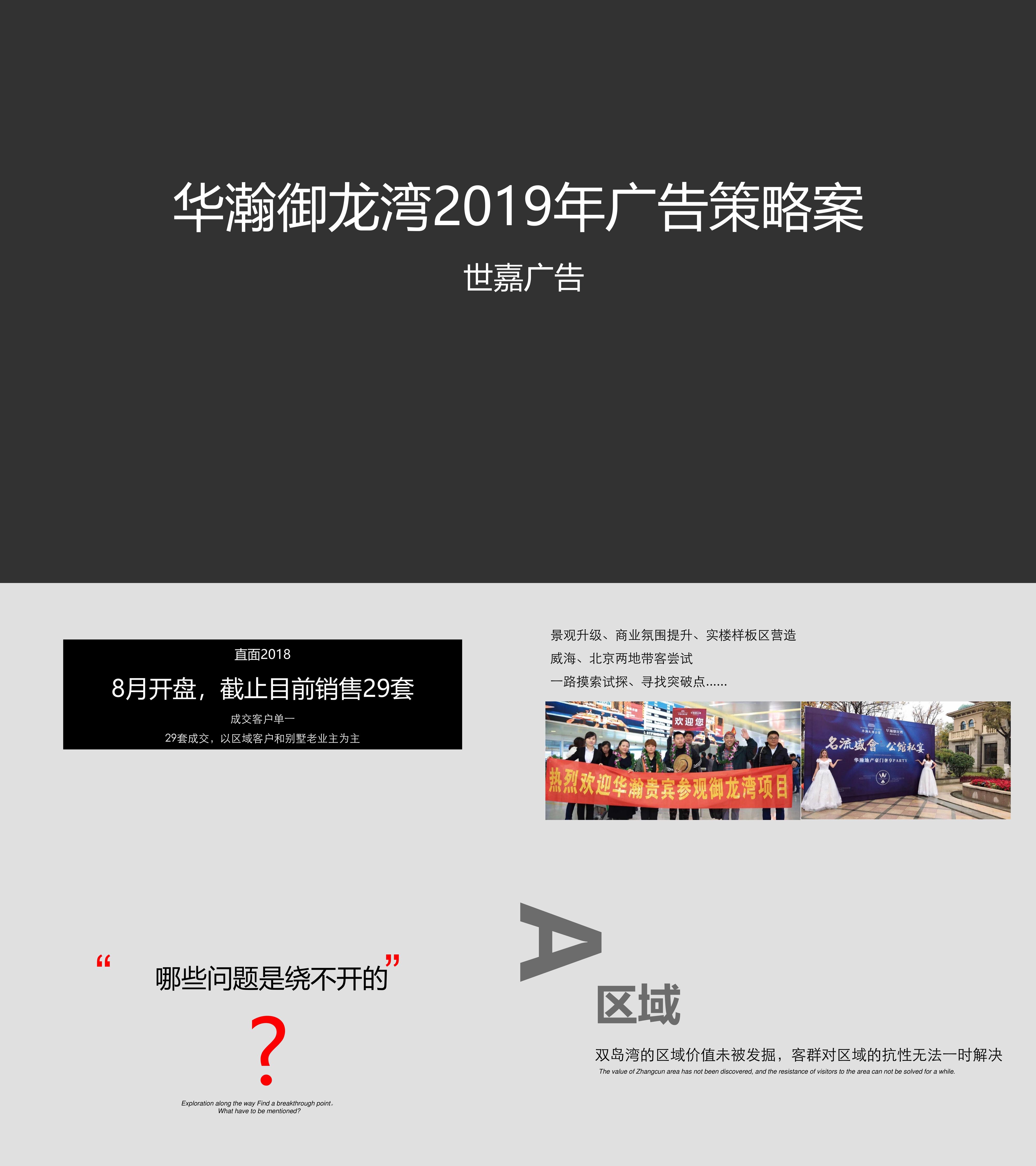 2019威海华瀚御龙湾年度广告策略案北京世嘉广告