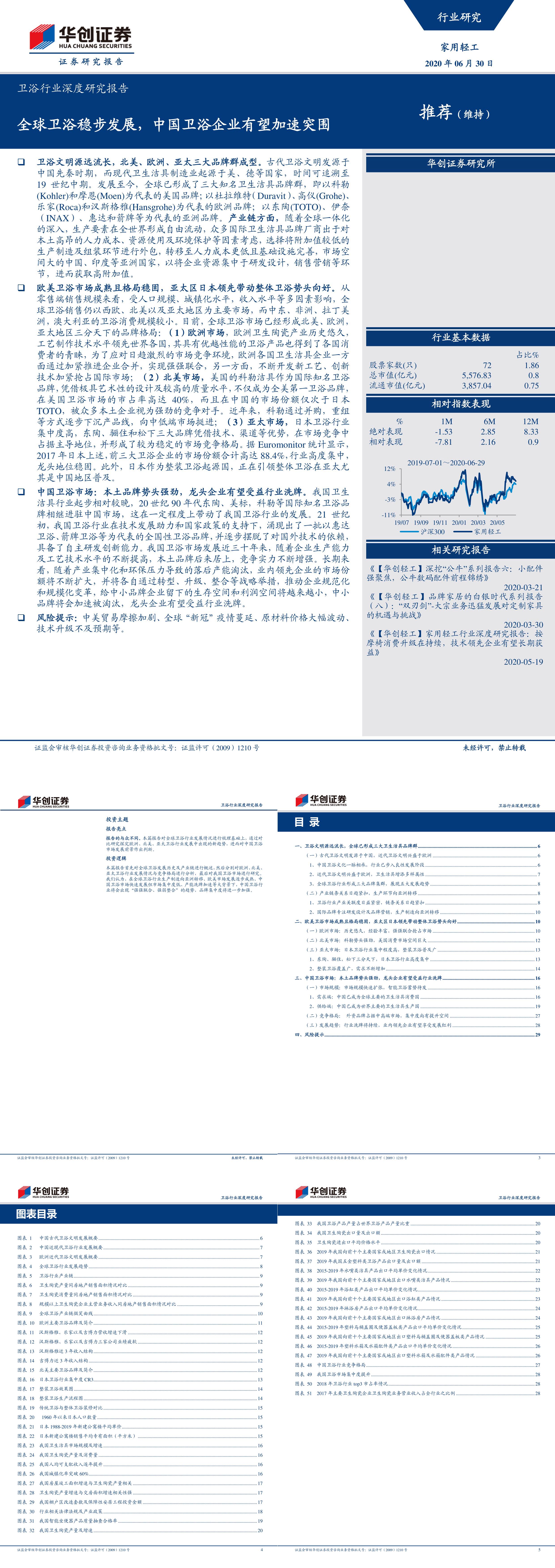 卫浴行业深度研究报告全球卫浴稳步发展中国卫浴企业有望加速突围