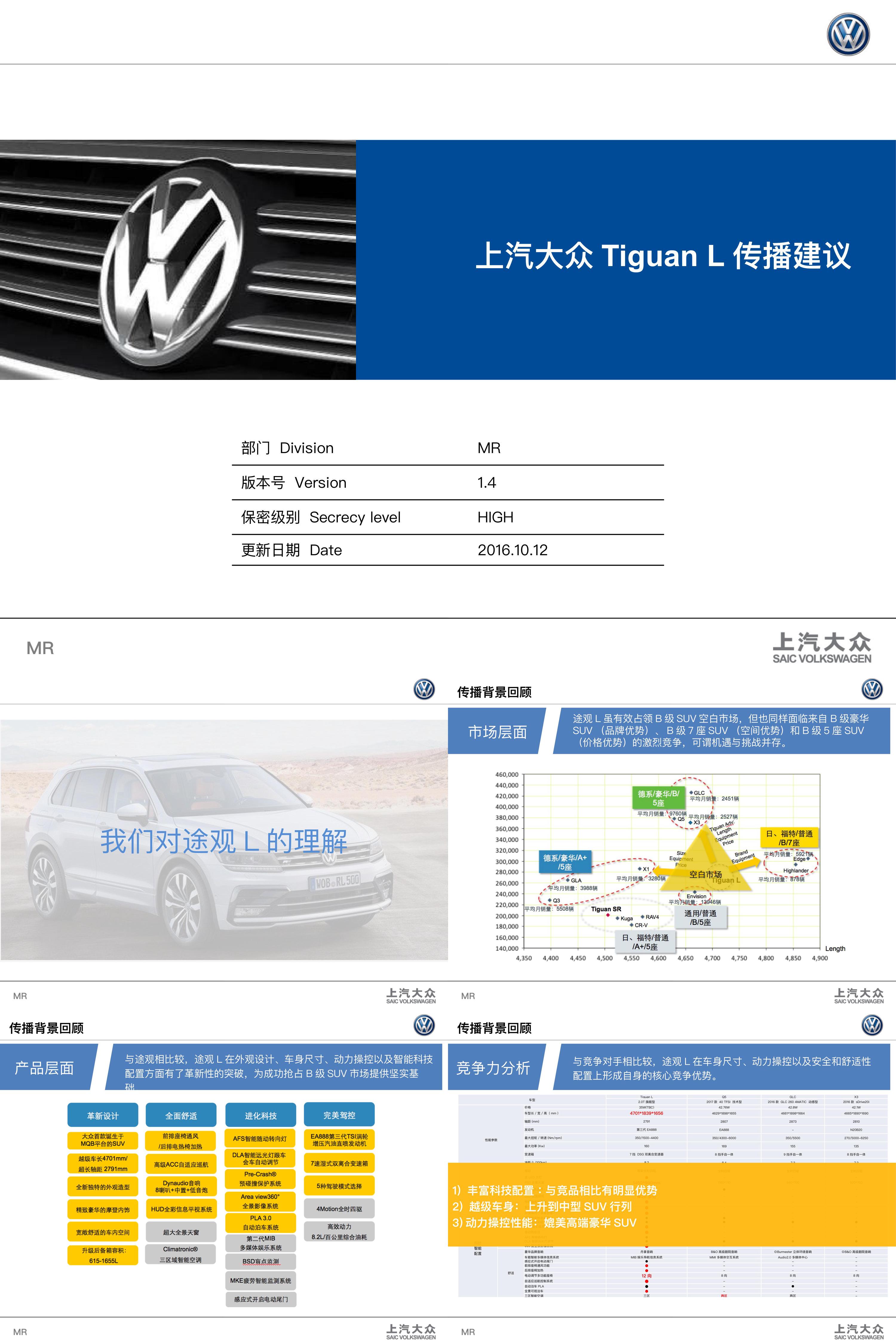 上汽大众Tiguan L传播策略与规划