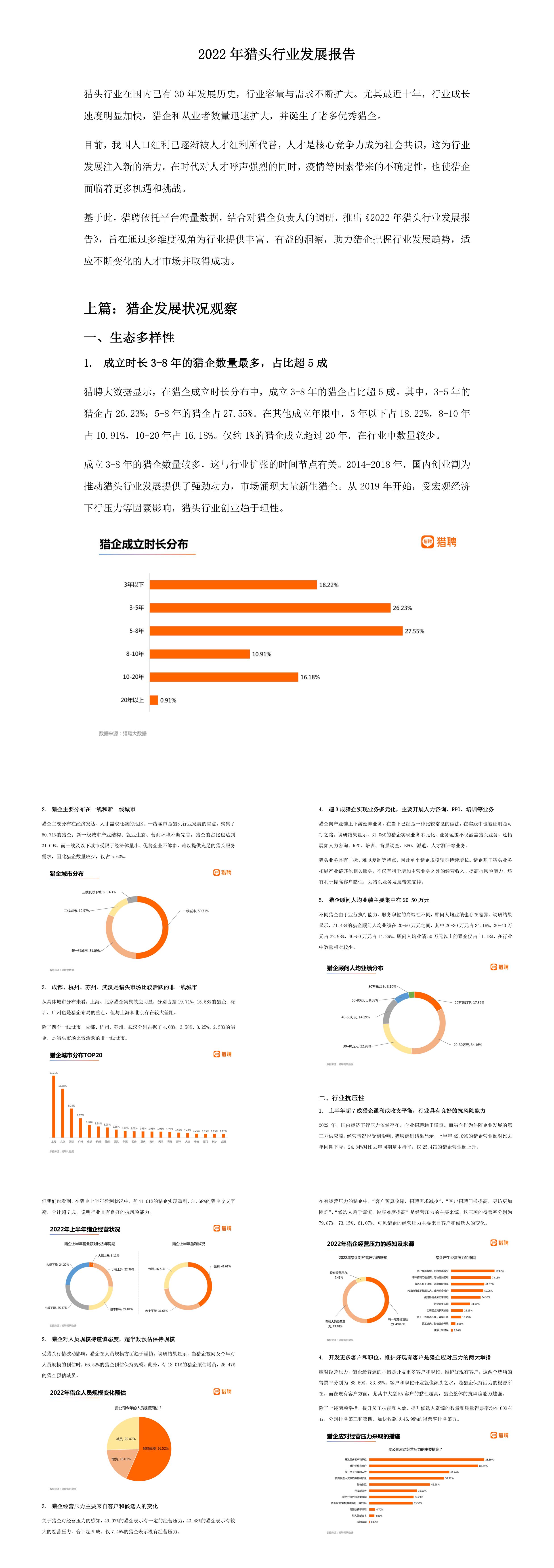 猎头行业发展报告猎聘