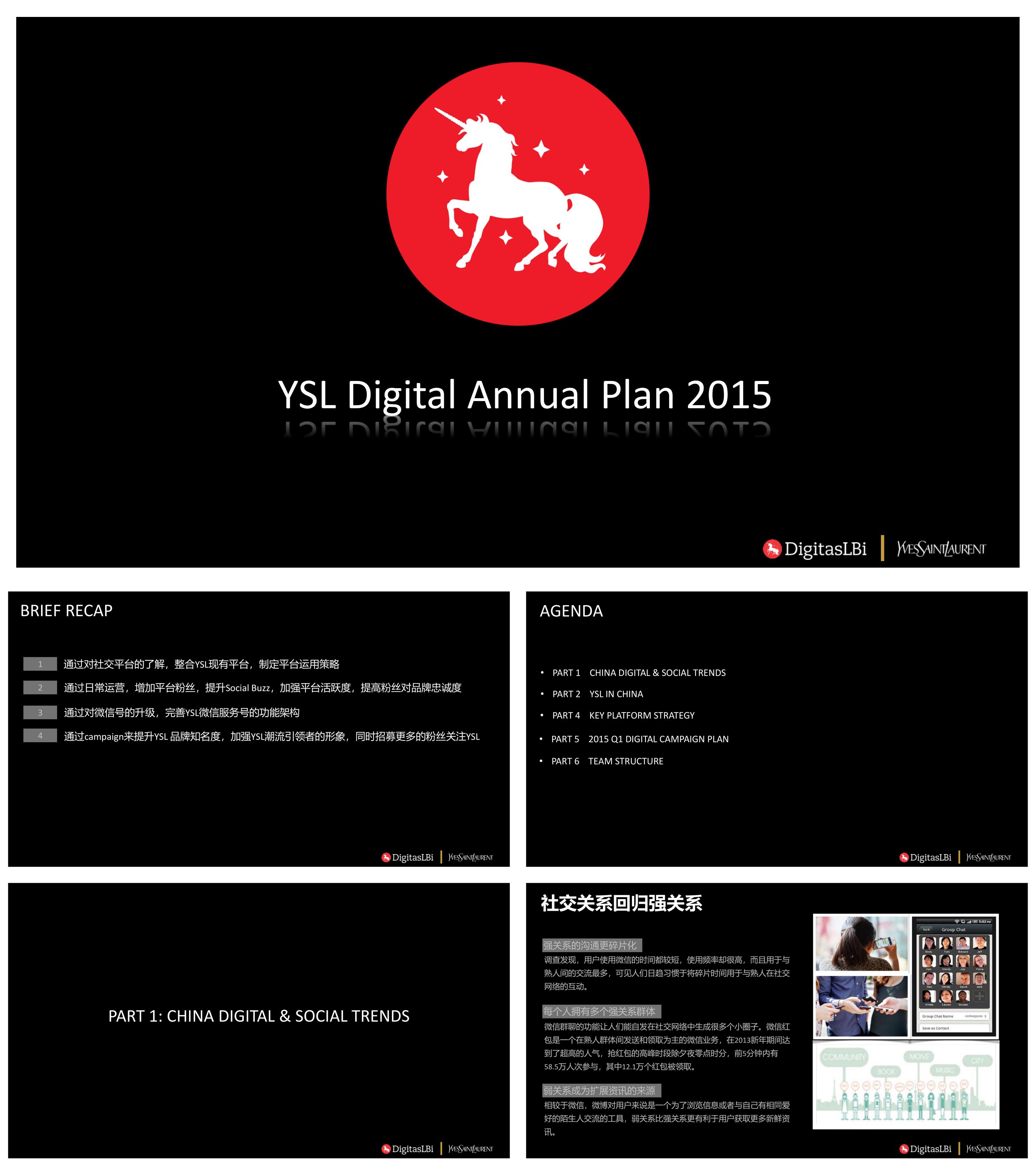 美妆圣罗兰口红YSL Digital Annual Plan