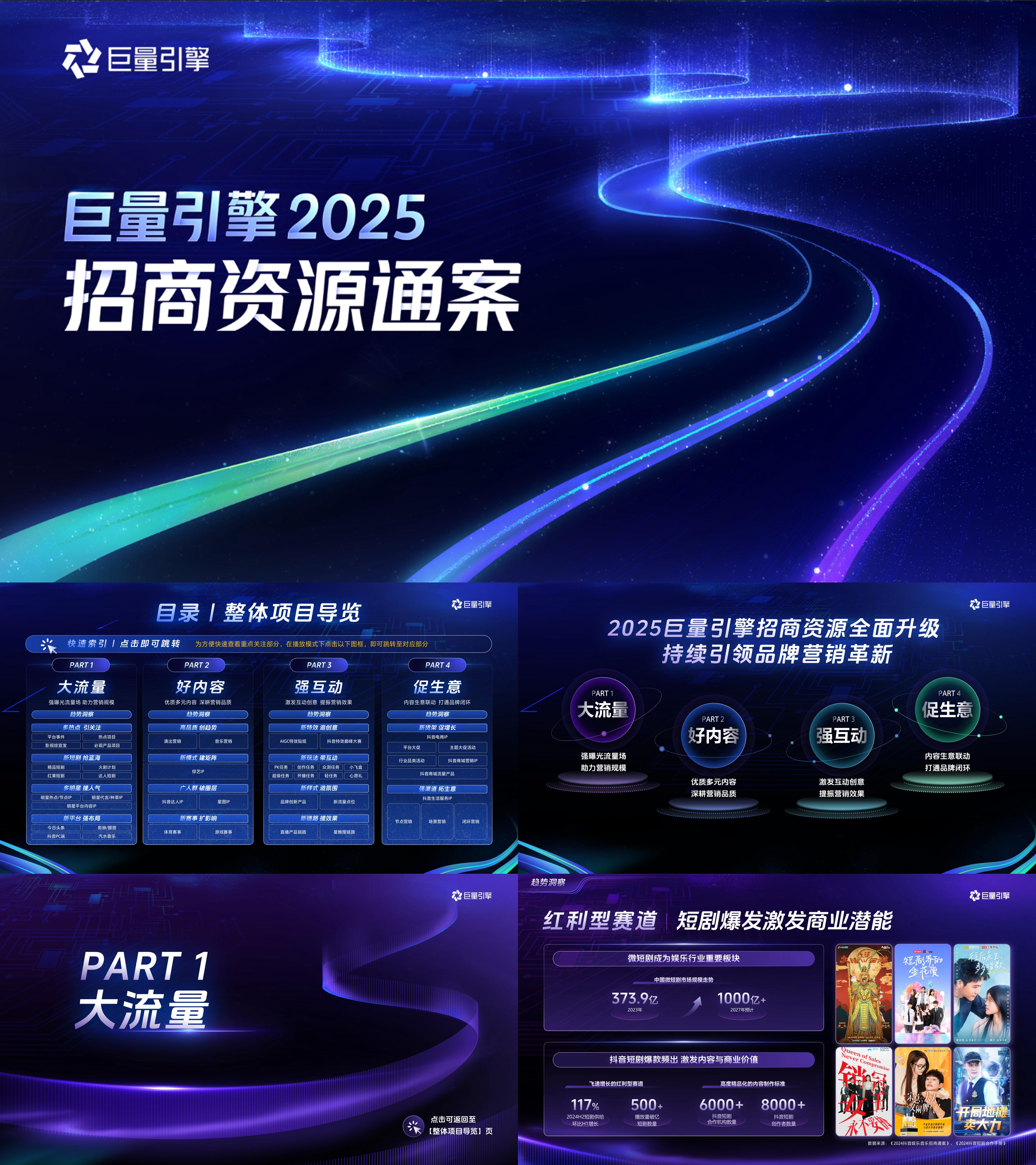 巨量引擎2025招商资源通案