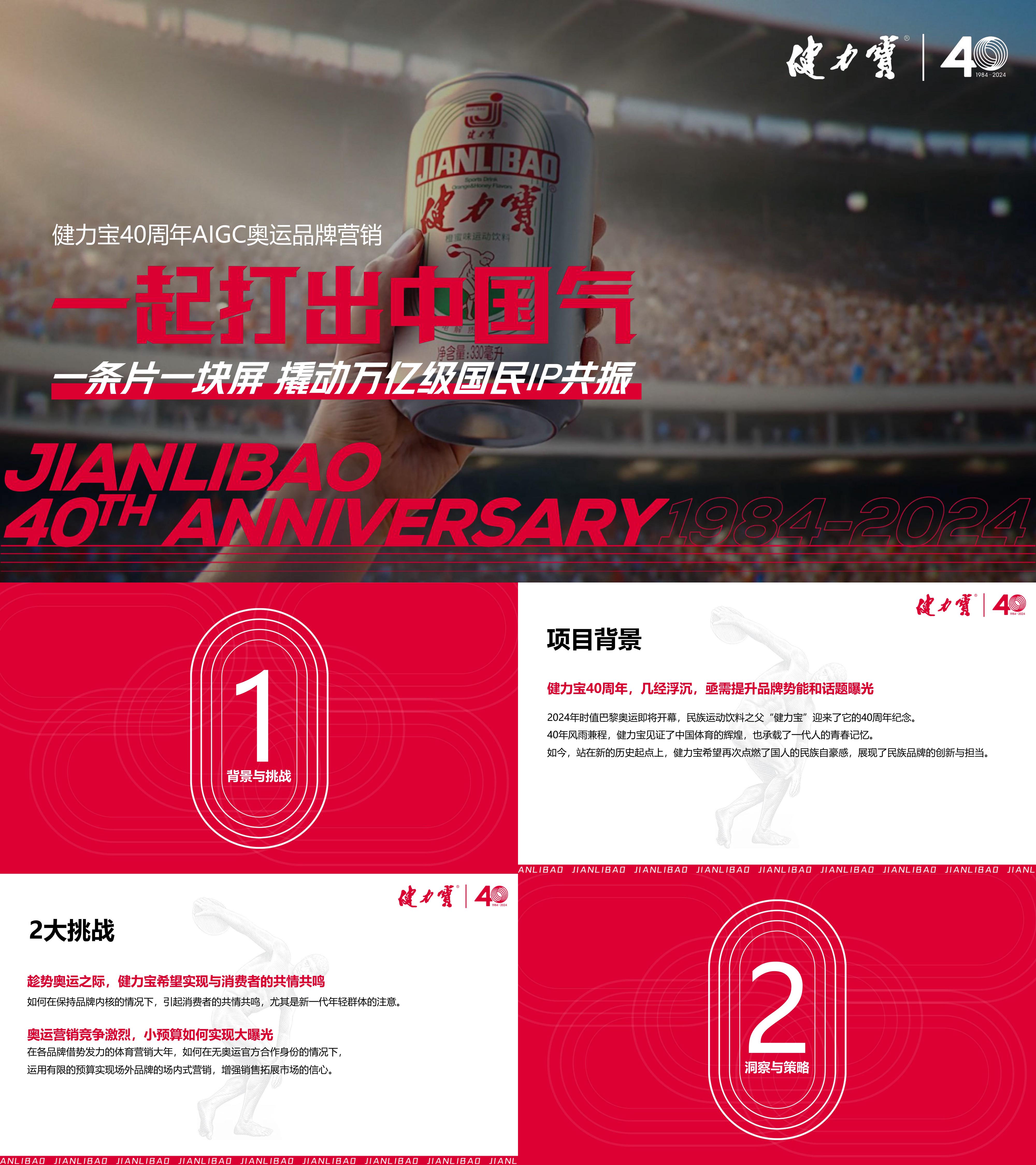 2024饮料品牌健力宝40周年奥运营销方案