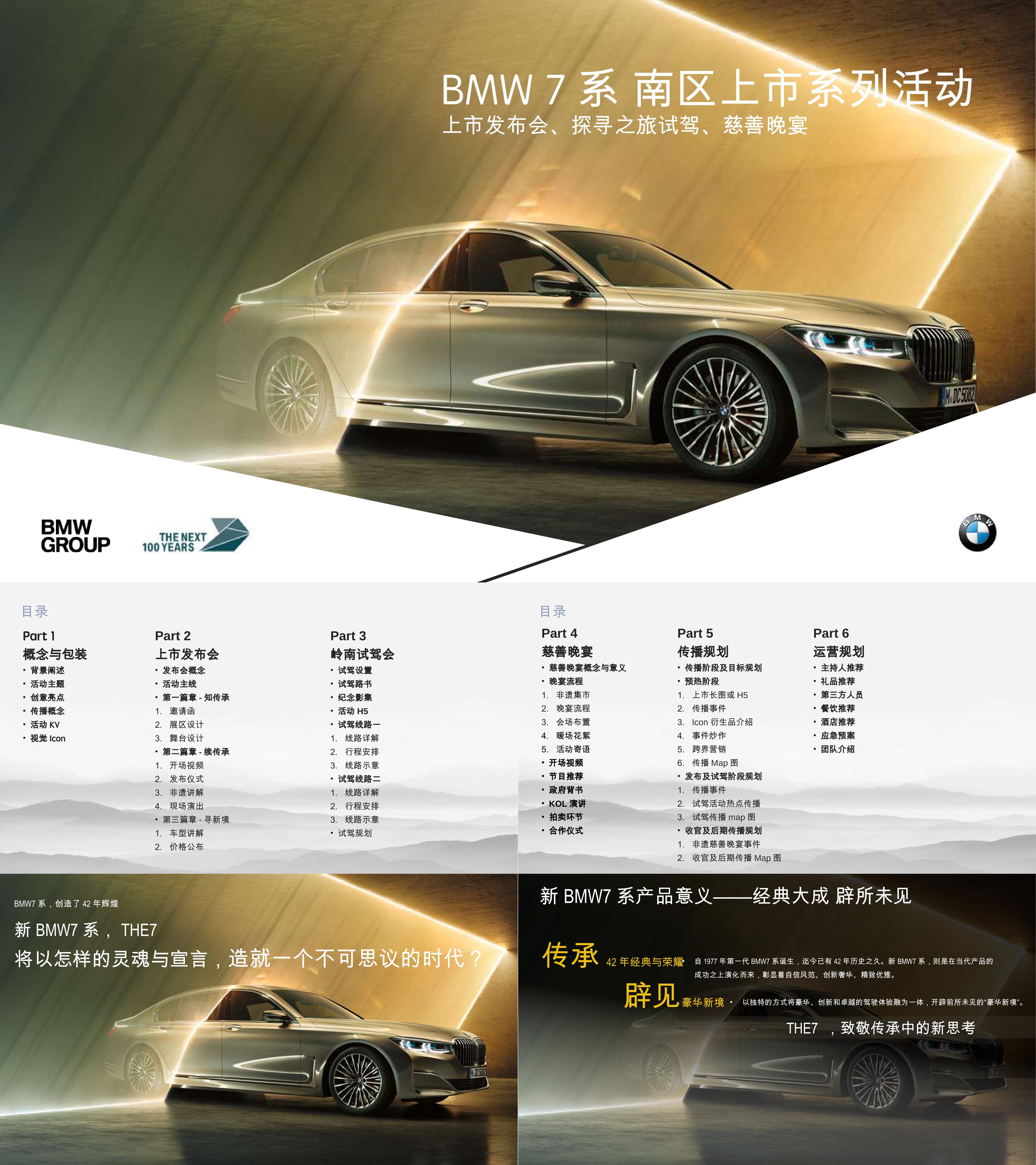 2021新BMW7系发布会活动策划方案