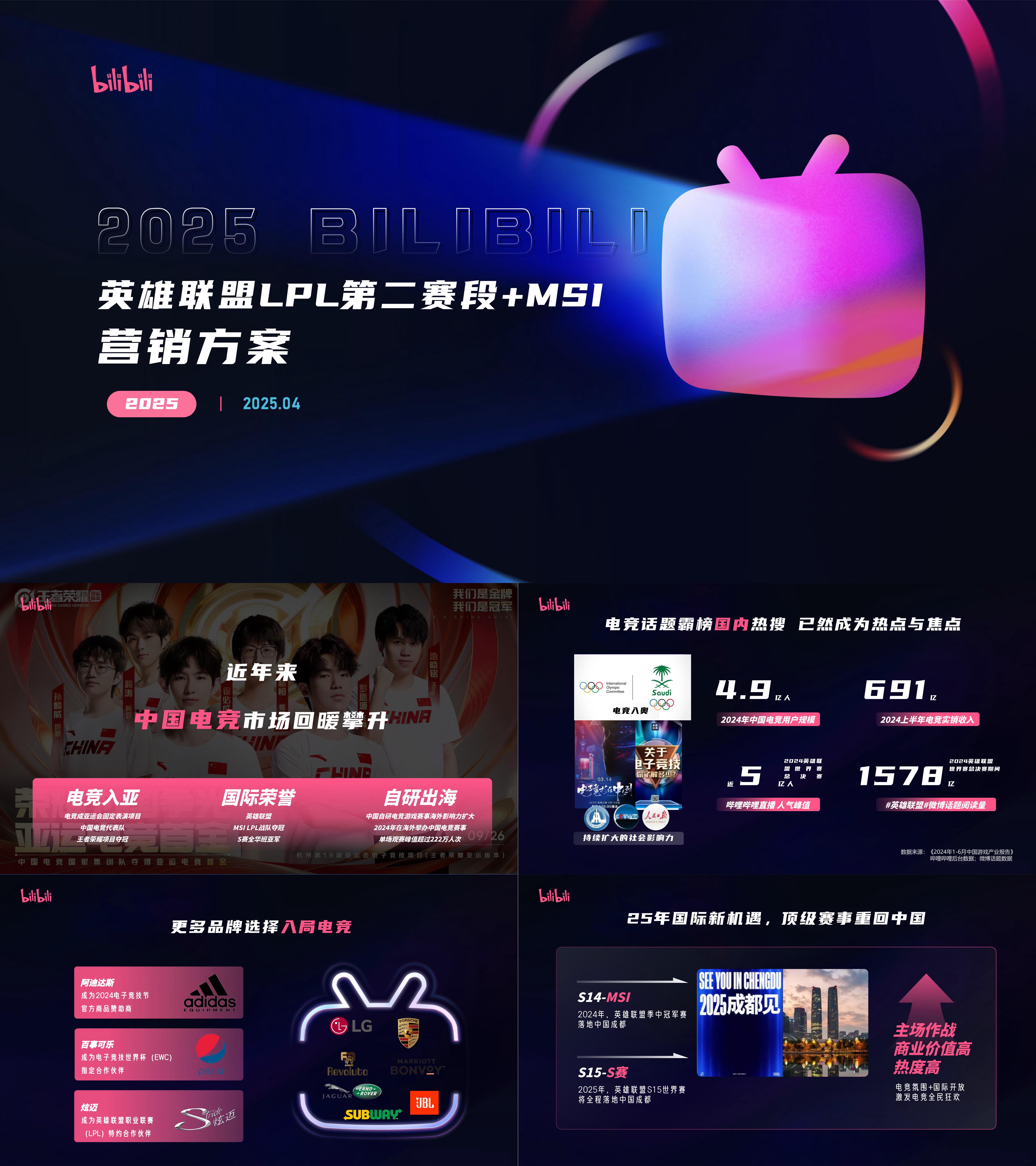 2025bilibili英雄联盟MSI电竞赛事营销方案