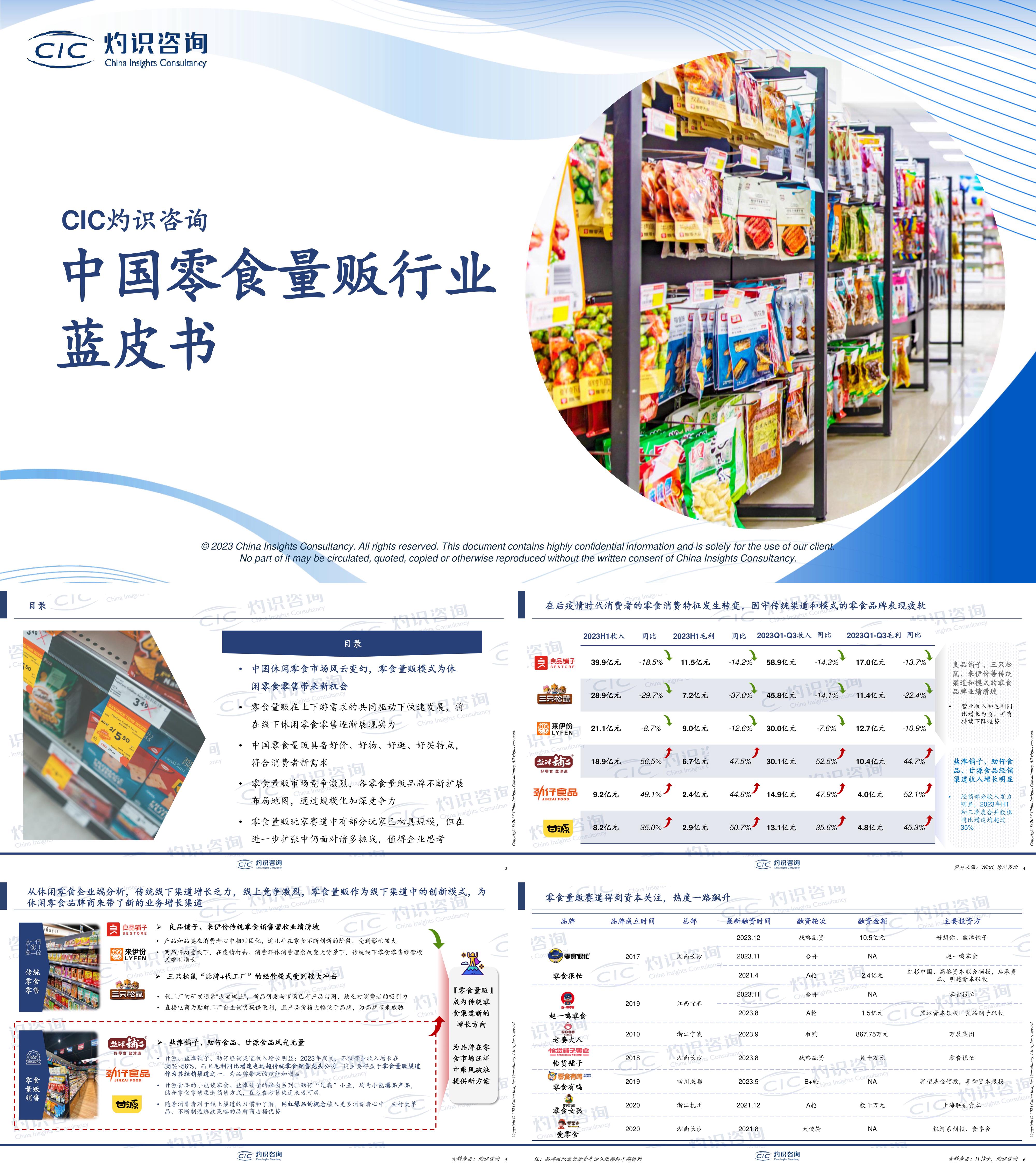 中国零食量贩行业蓝皮书灼识咨询