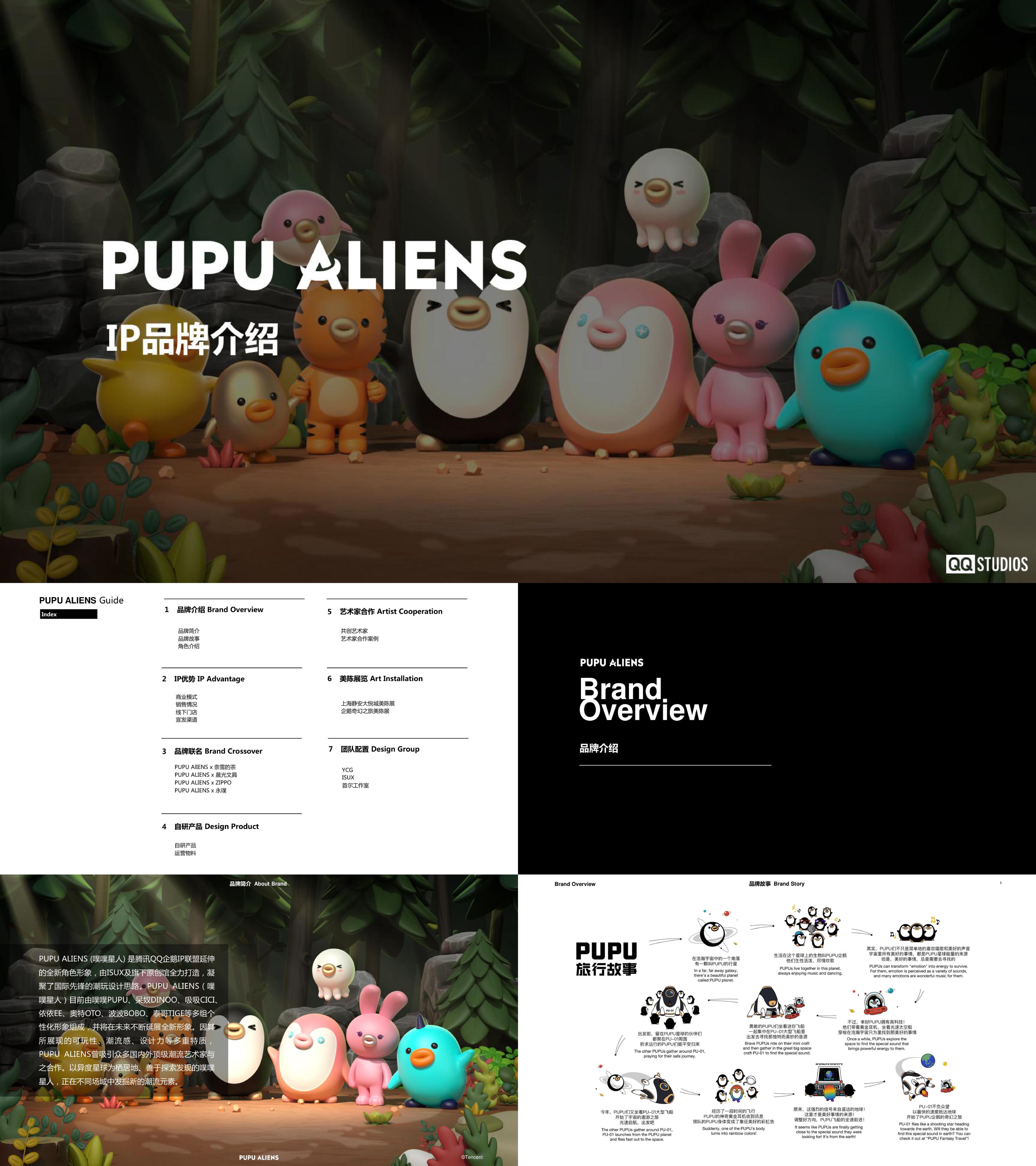 文创IP噗噗星人PUPUALIENS品牌手册