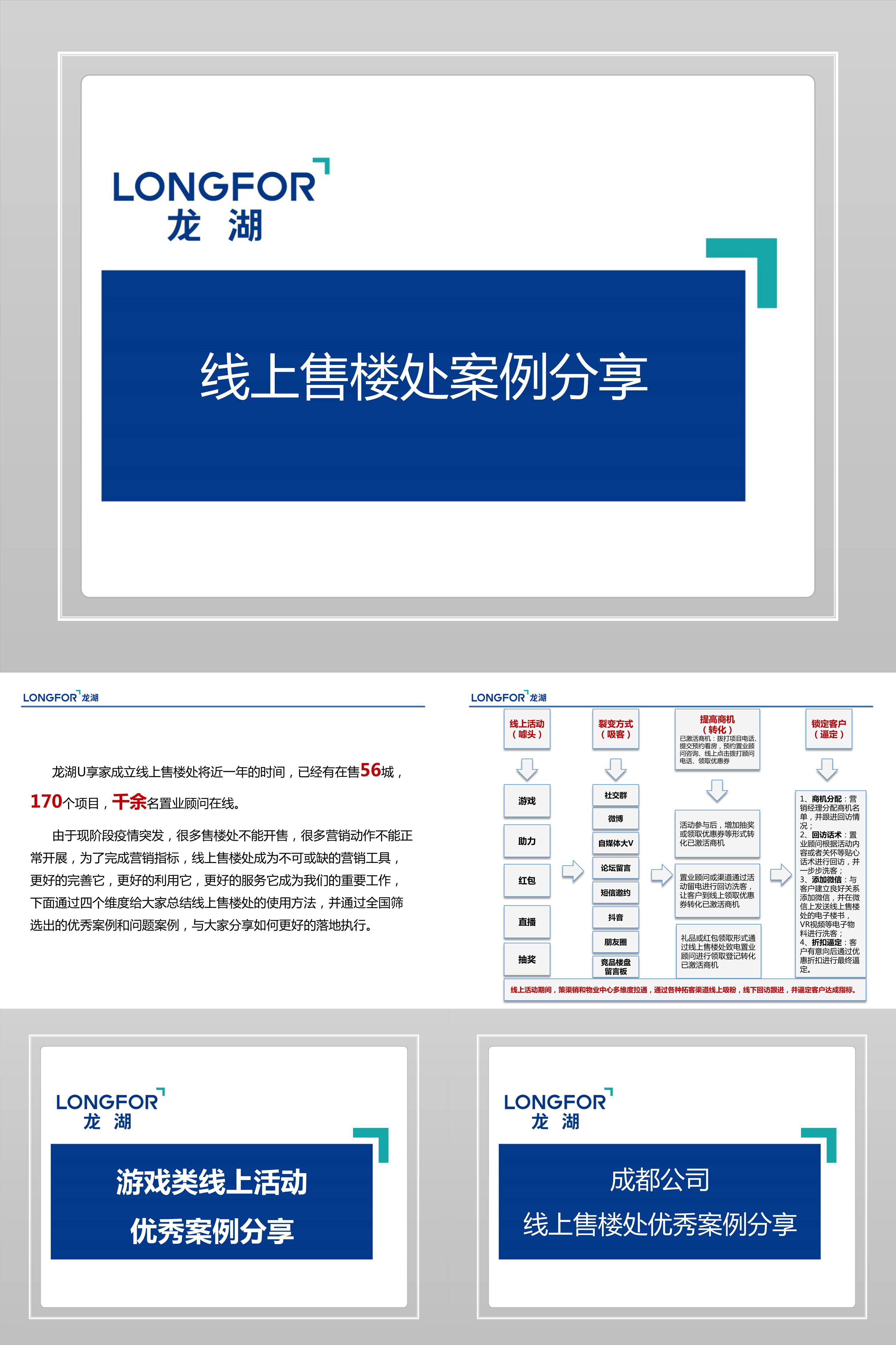 房地产营销龙湖线上售楼处案例分享