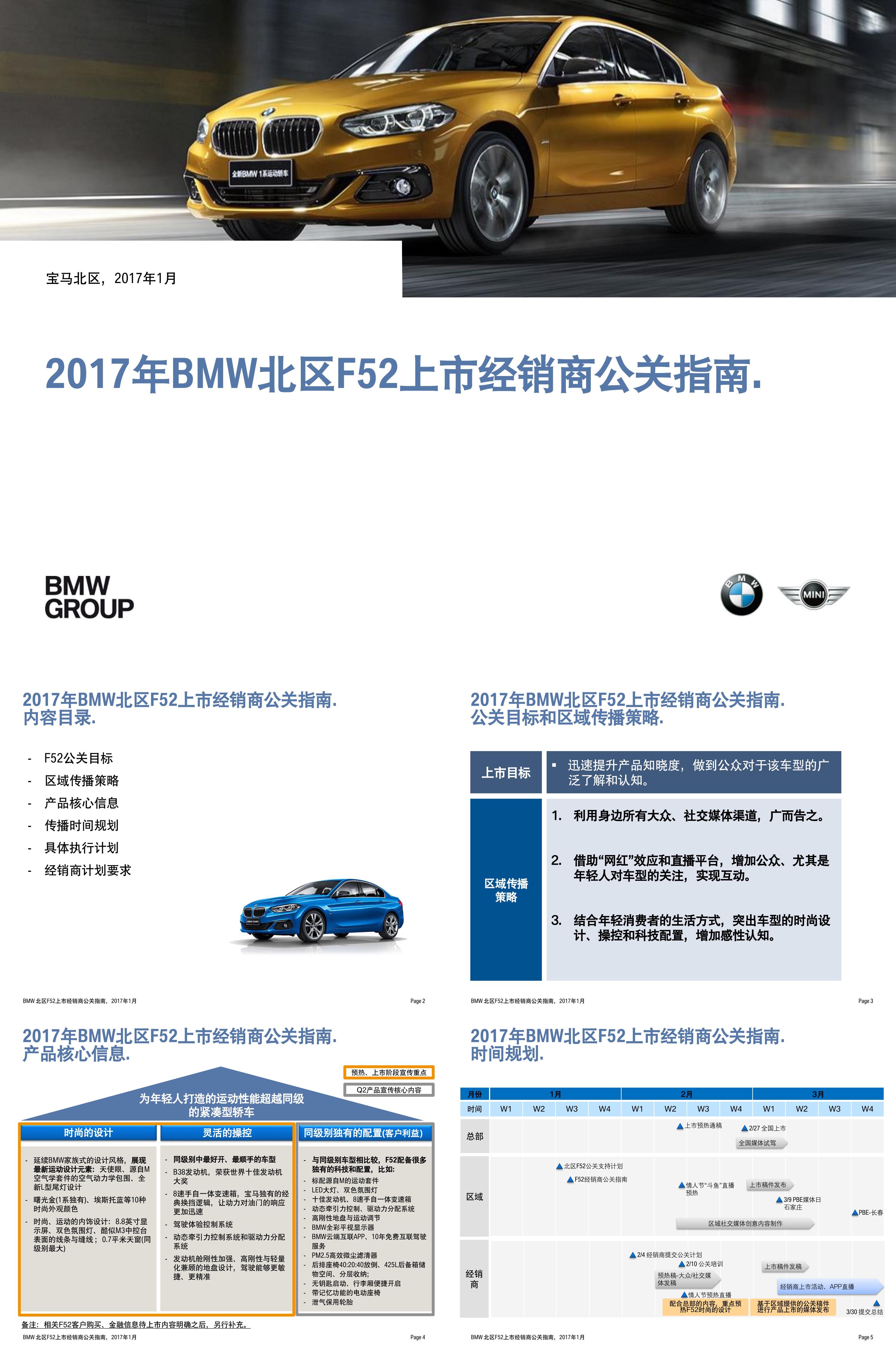 BMW北区全新BMW 1系运动轿车上市公关指南