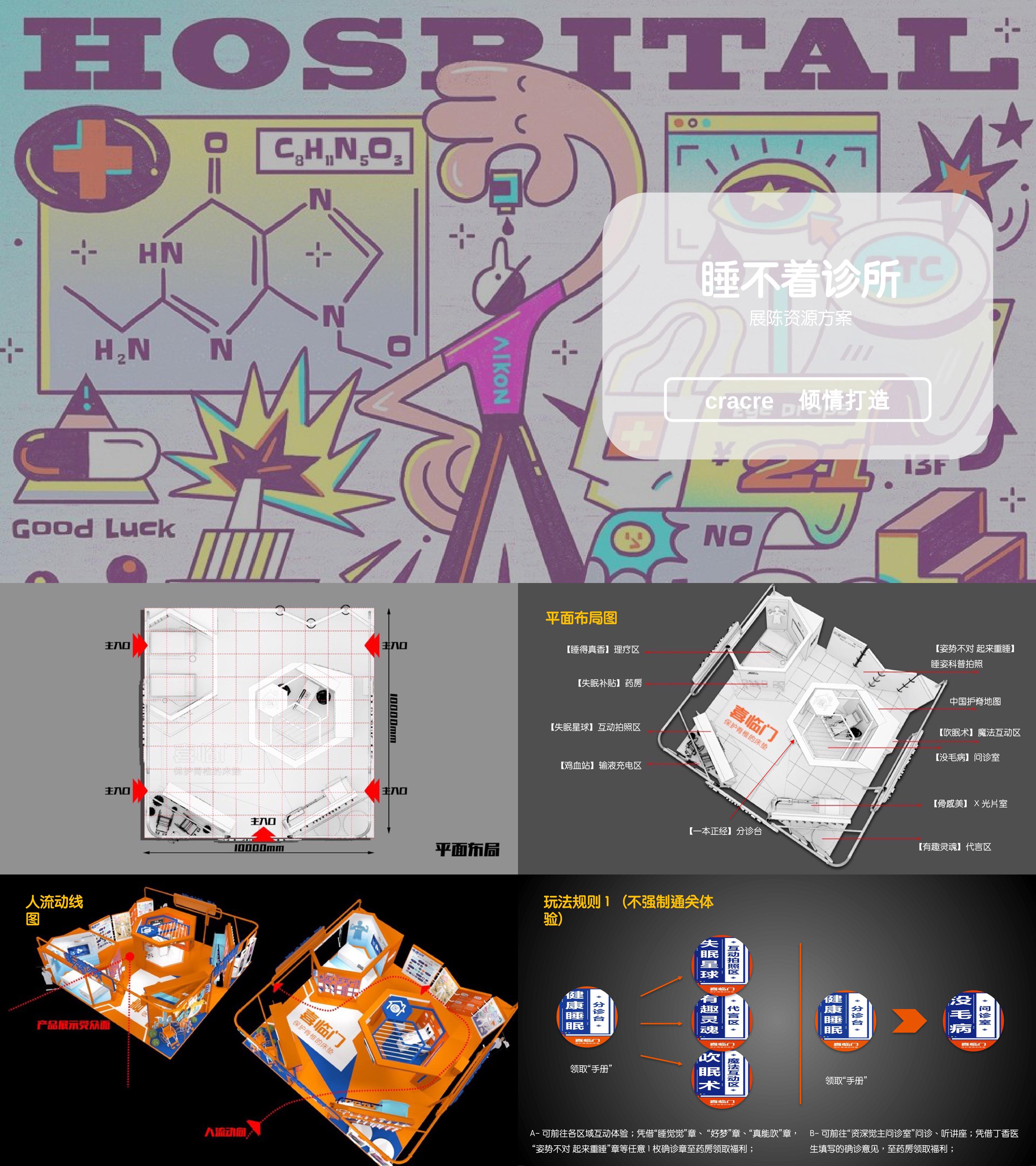 睡不着诊所展陈资源方案