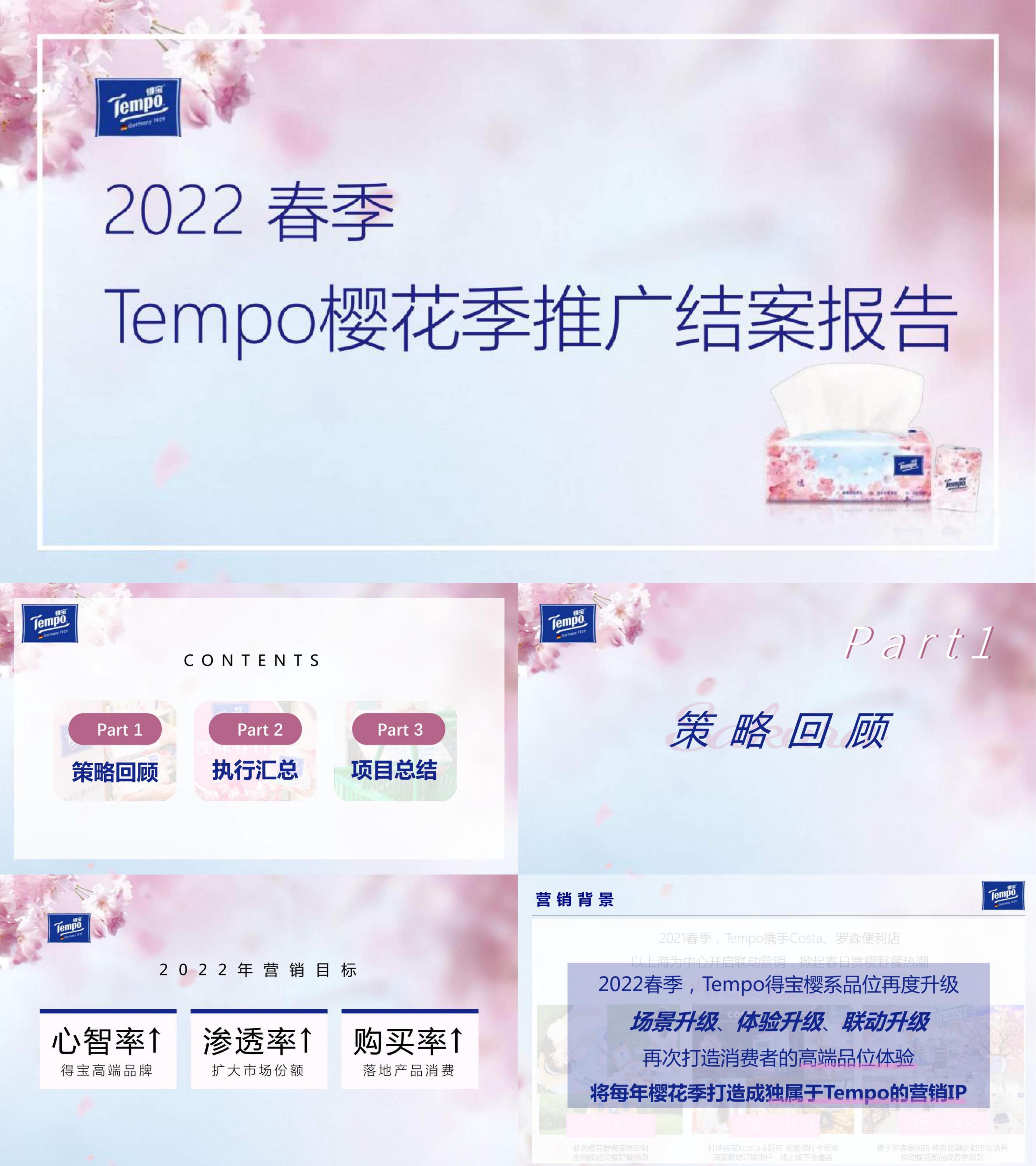 2022得宝纸巾品牌樱花节推广方案