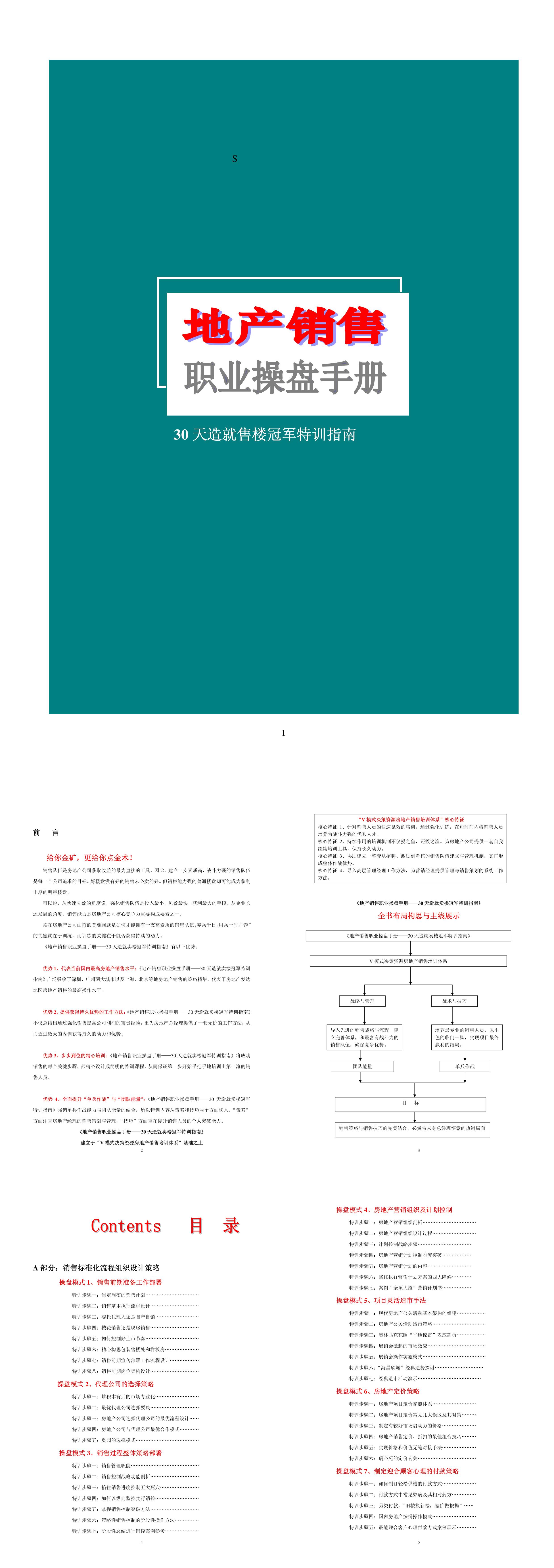 房地产培训地产销售职业操盘手册30天造就卖楼冠军特训指南决策