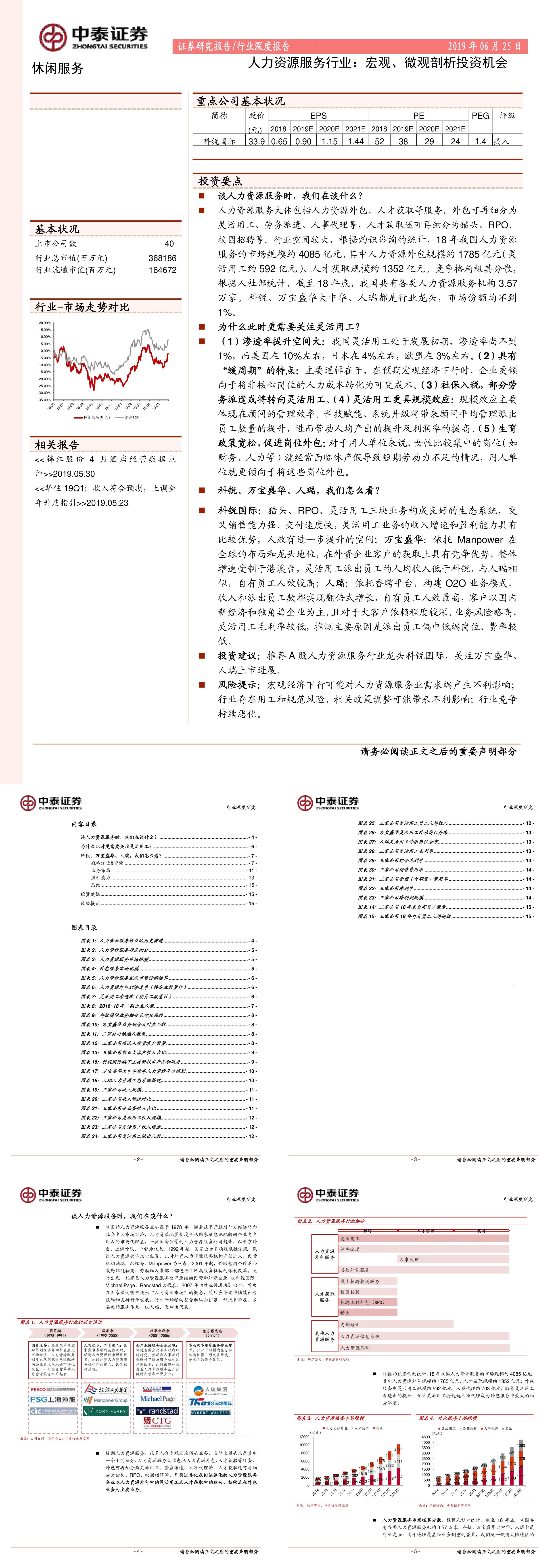 人力资源服务行业宏观微观剖析投资机会中泰证券